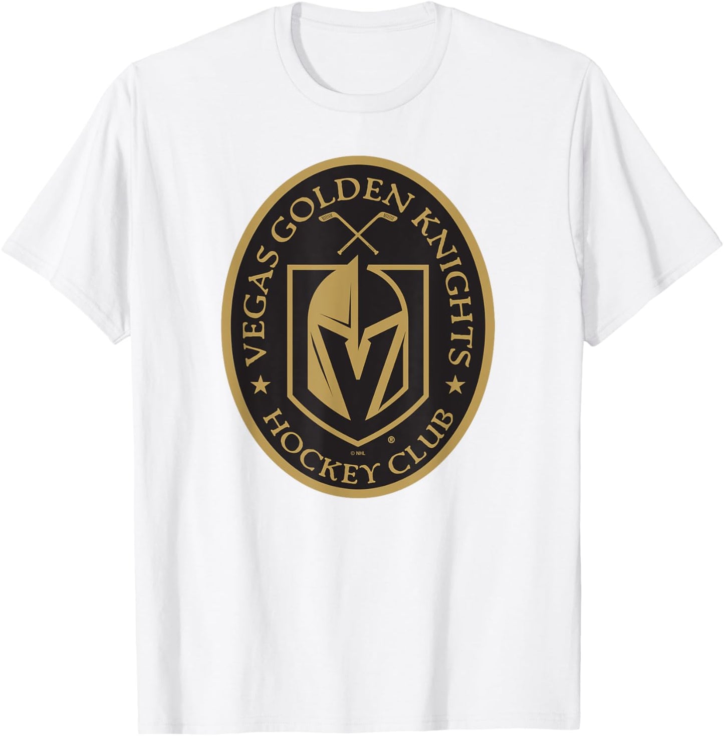 Vegas Golden Knights Iconic Logo Officially Licensed T-Shirt - T-Shirt | White