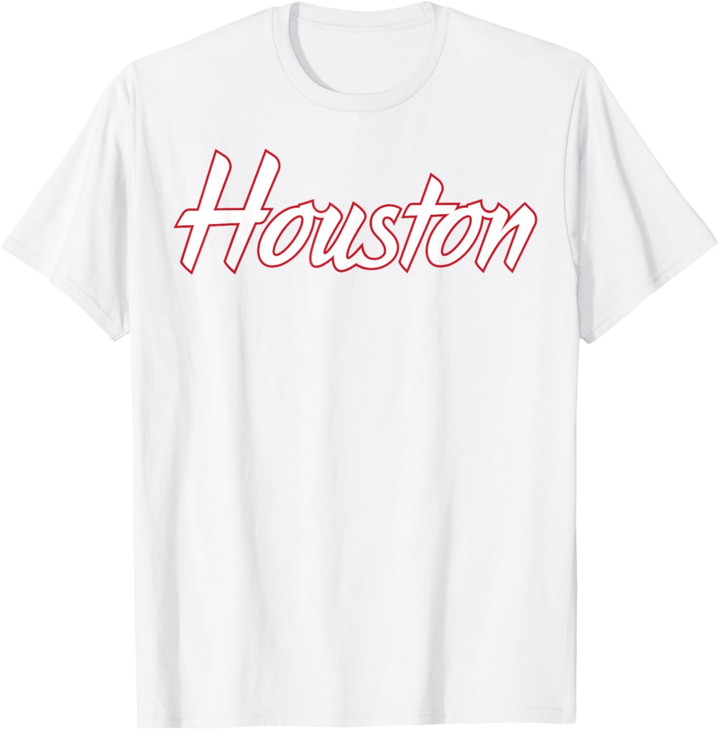 University of Houston | Houston Blue Collection Script Text T-Shirt - T-Shirt | White