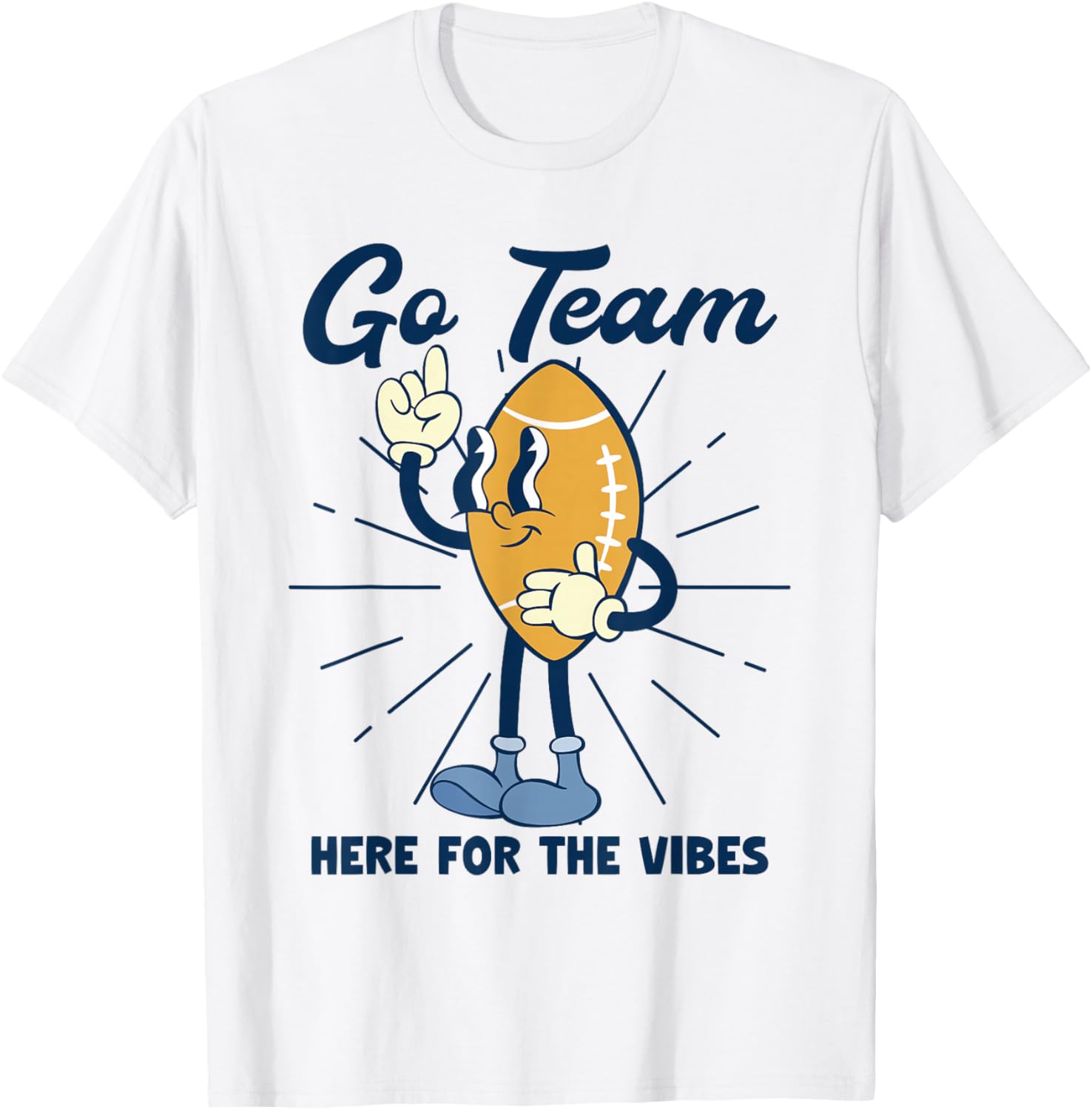 Yay Go Sports Team Funny I Just Hope Both Teams Have Fun T-Shirt - T-Shirt | White