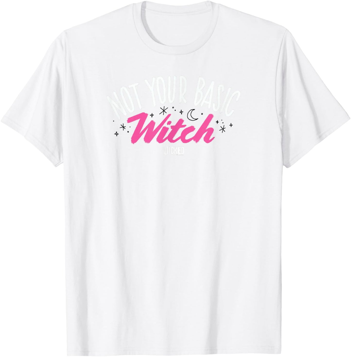 Wicked Not Your Basic Witch T-Shirt - T-Shirt | White