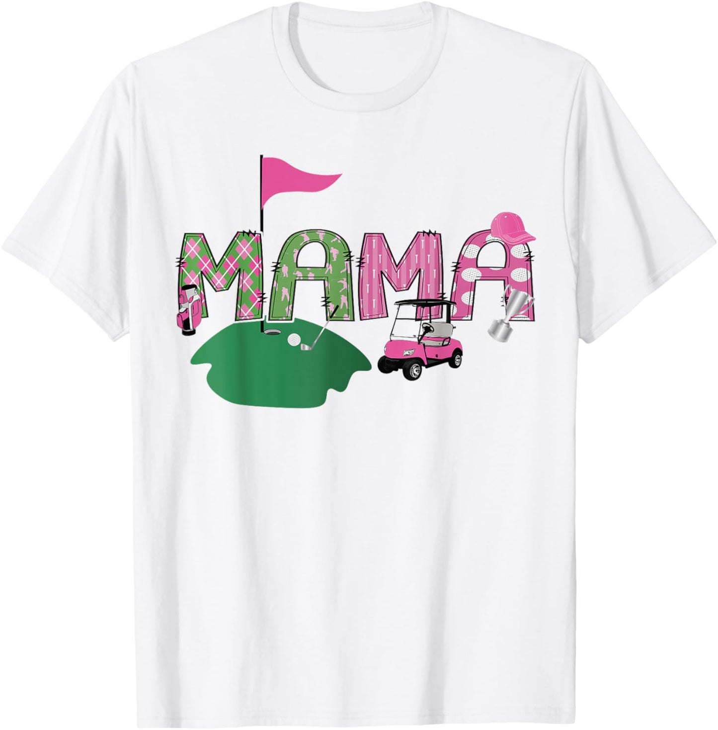 Golf Mama Hole In One Golf 1St Birthday Party T-Shirt - T-Shirt | White