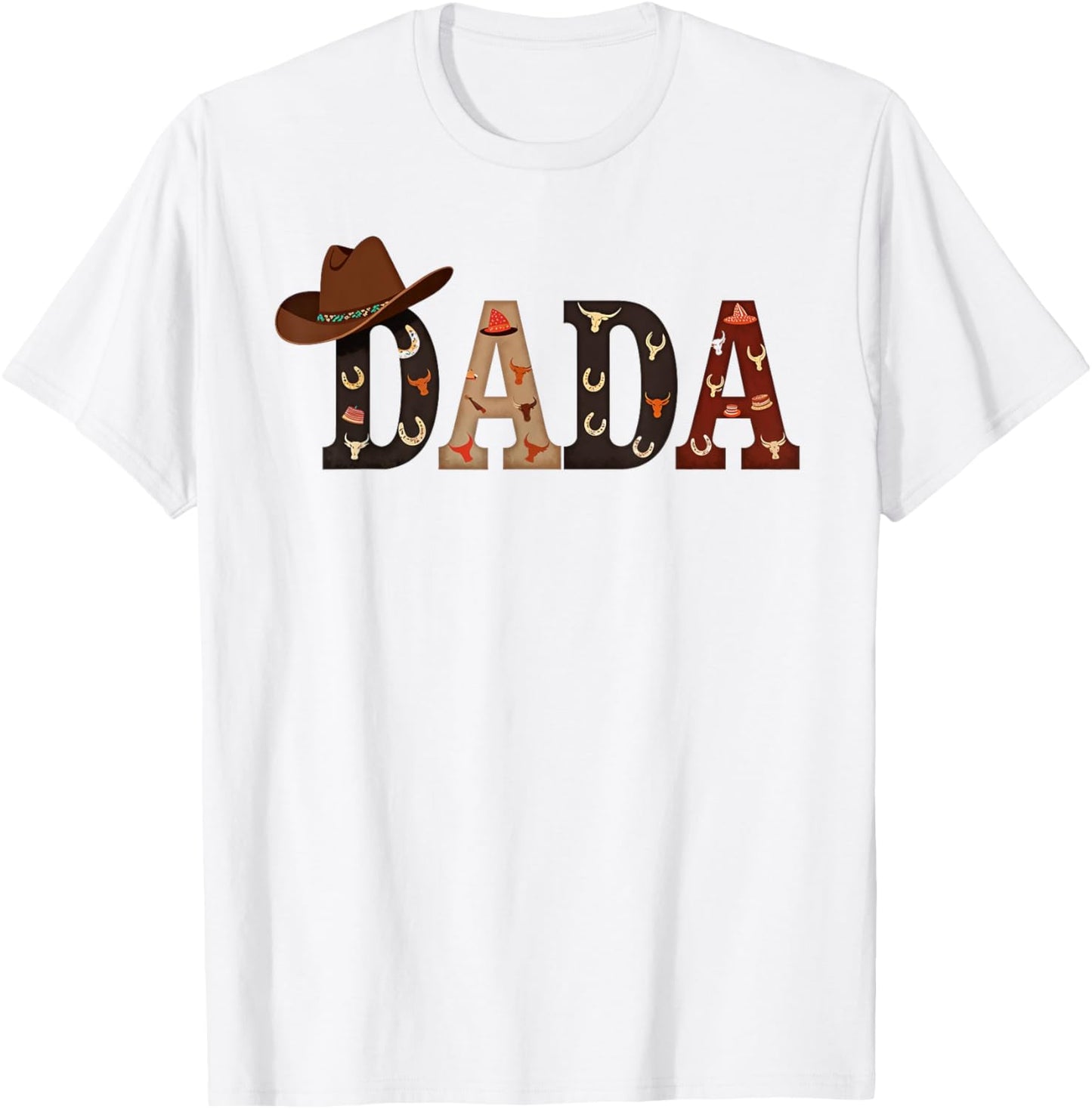 Dad And Mom Birthday Boy Dada Western Rodeo Family Matching T-Shirt - T-Shirt | White