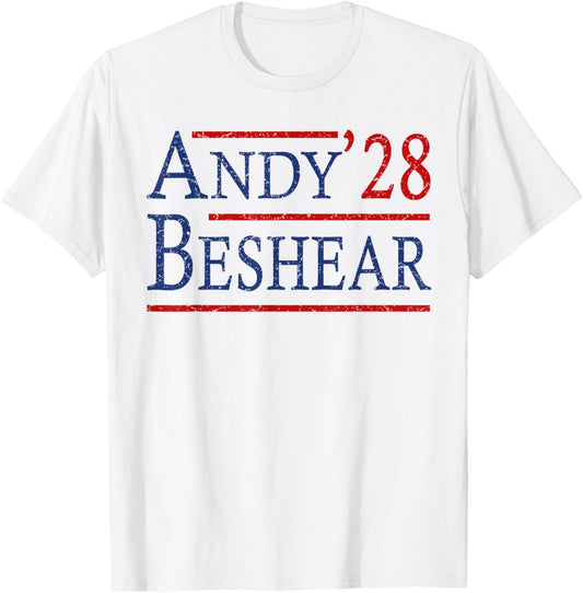 Andy Beshear For President 2028, Cool Andy'28 Beshear T-Shirt - T-Shirt | White