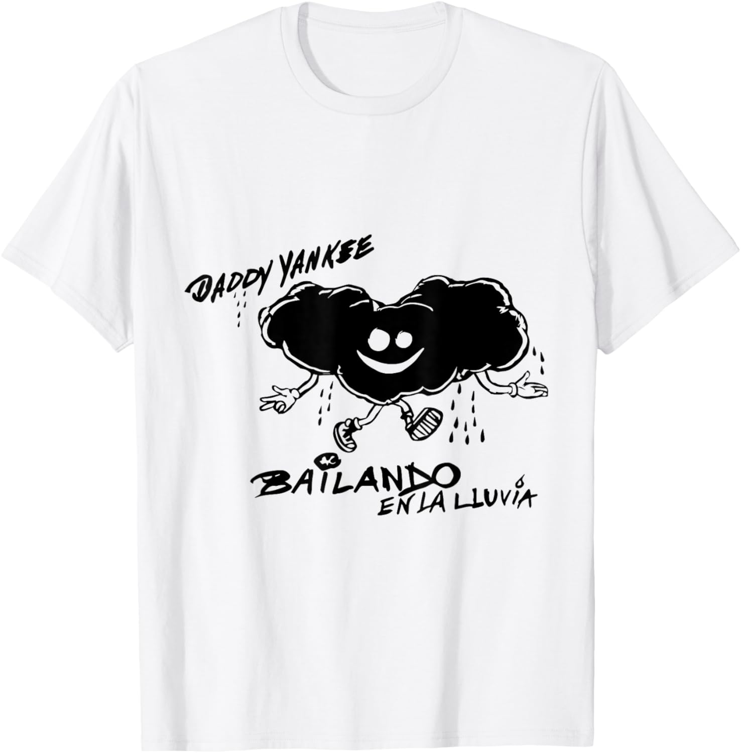 Official Bailando en La Lluvia cover merch T-Shirt - T-Shirt | White