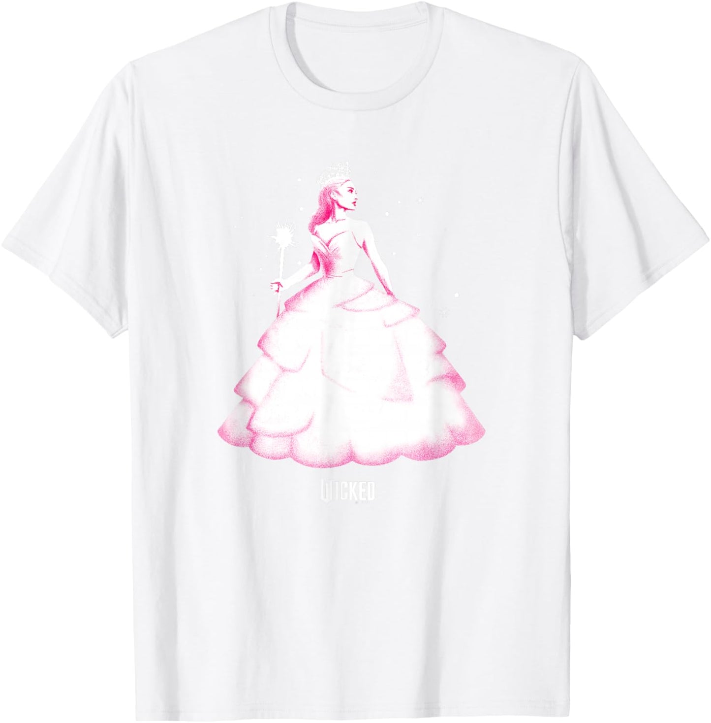 Wicked Glinda Tonal Pose T-Shirt - T-Shirt | White