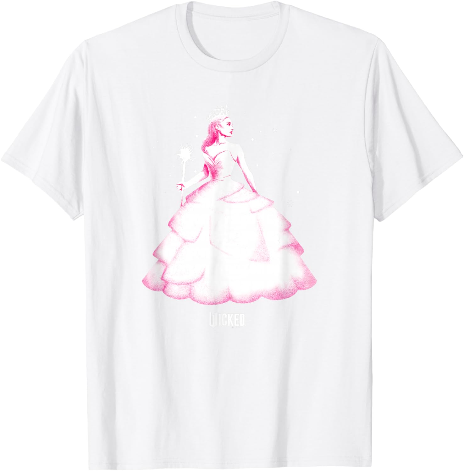 Wicked Glinda Tonal Pose T-Shirt - T-Shirt | White