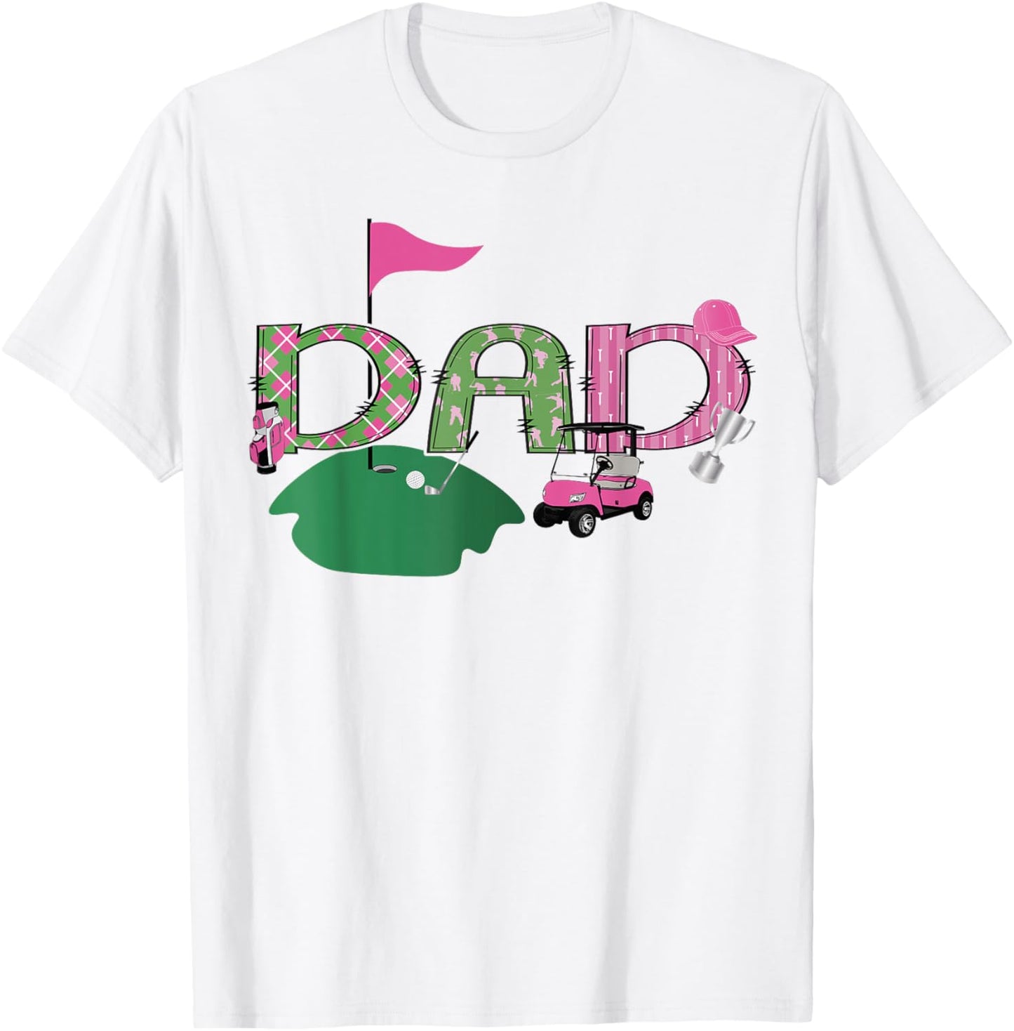 Golf Dad Hole In One Golf 1St Birthday Party T-Shirt - T-Shirt | White