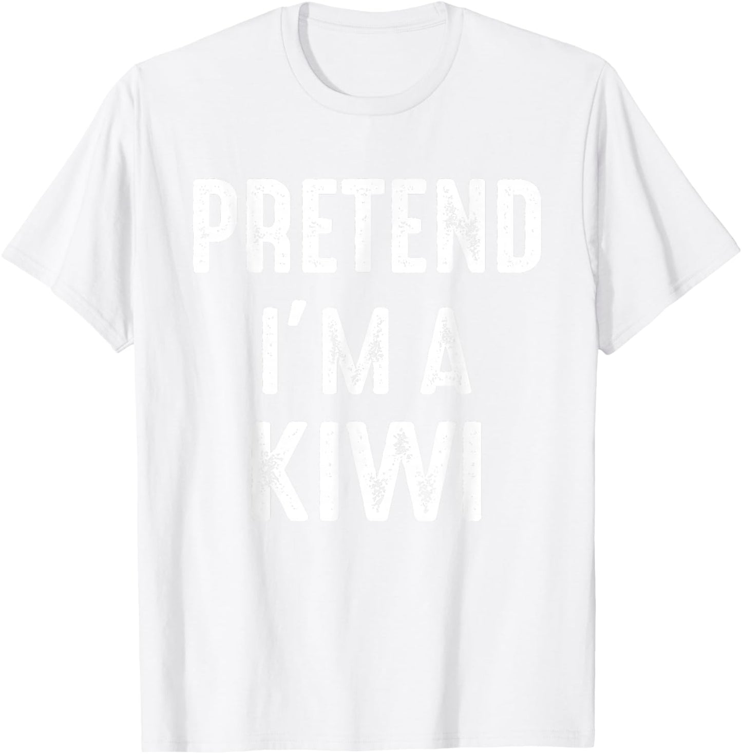 Pretend I'm A Kiwi Family Matching Halloween Costume Kiwi T-Shirt - T-Shirt | White