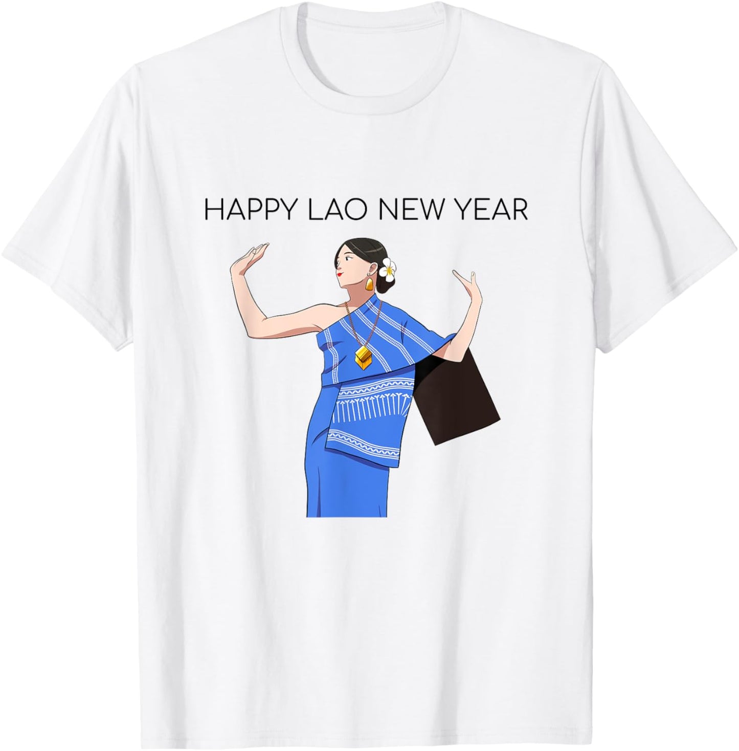 Laos Lao Laotian Happy Lao New Year Pim Mai Lao T-Shirt - T-Shirt | White