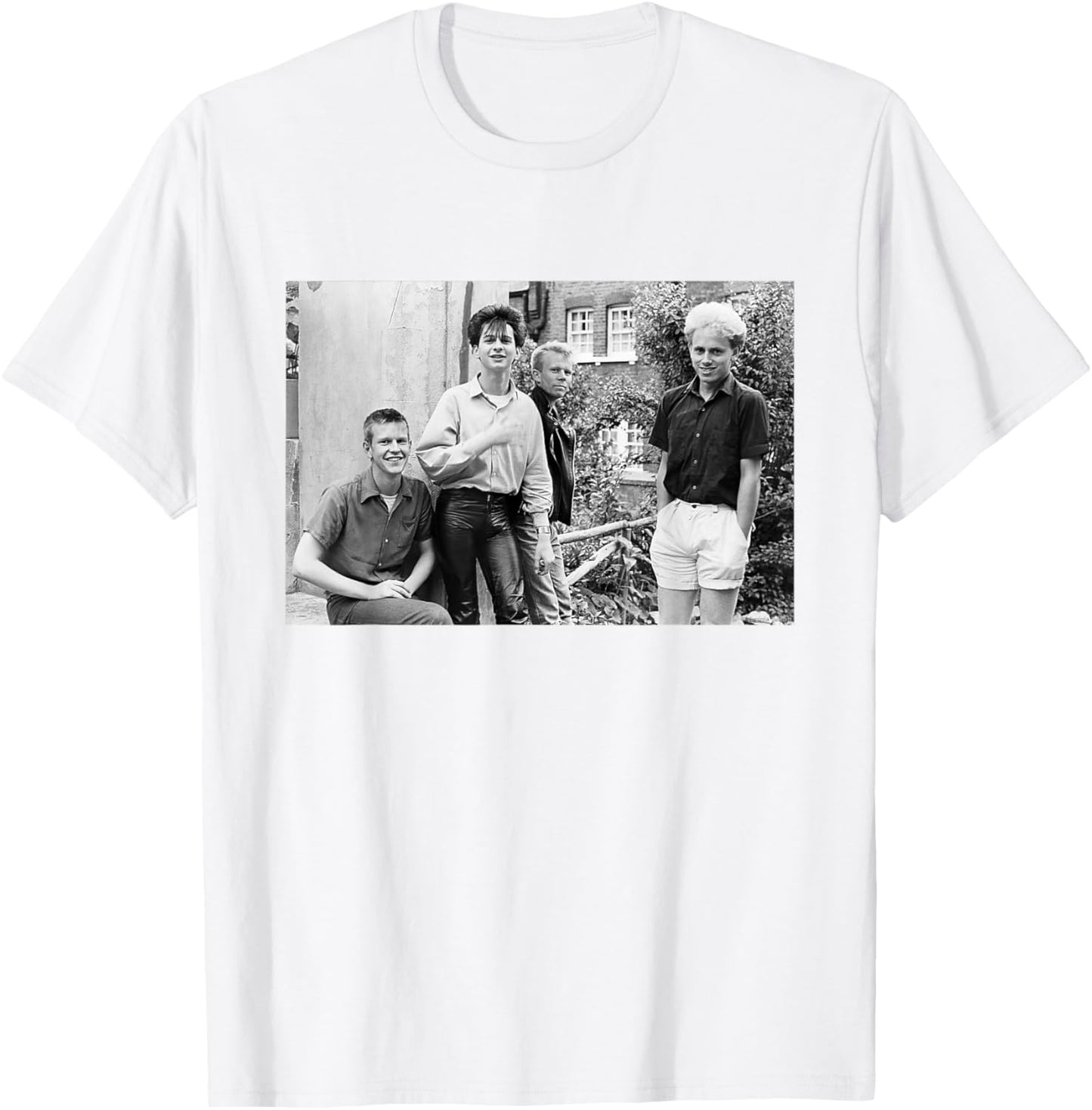 Depeche Mode Band Photoshoot By Virgina Turbett T-Shirt - T-Shirt | White