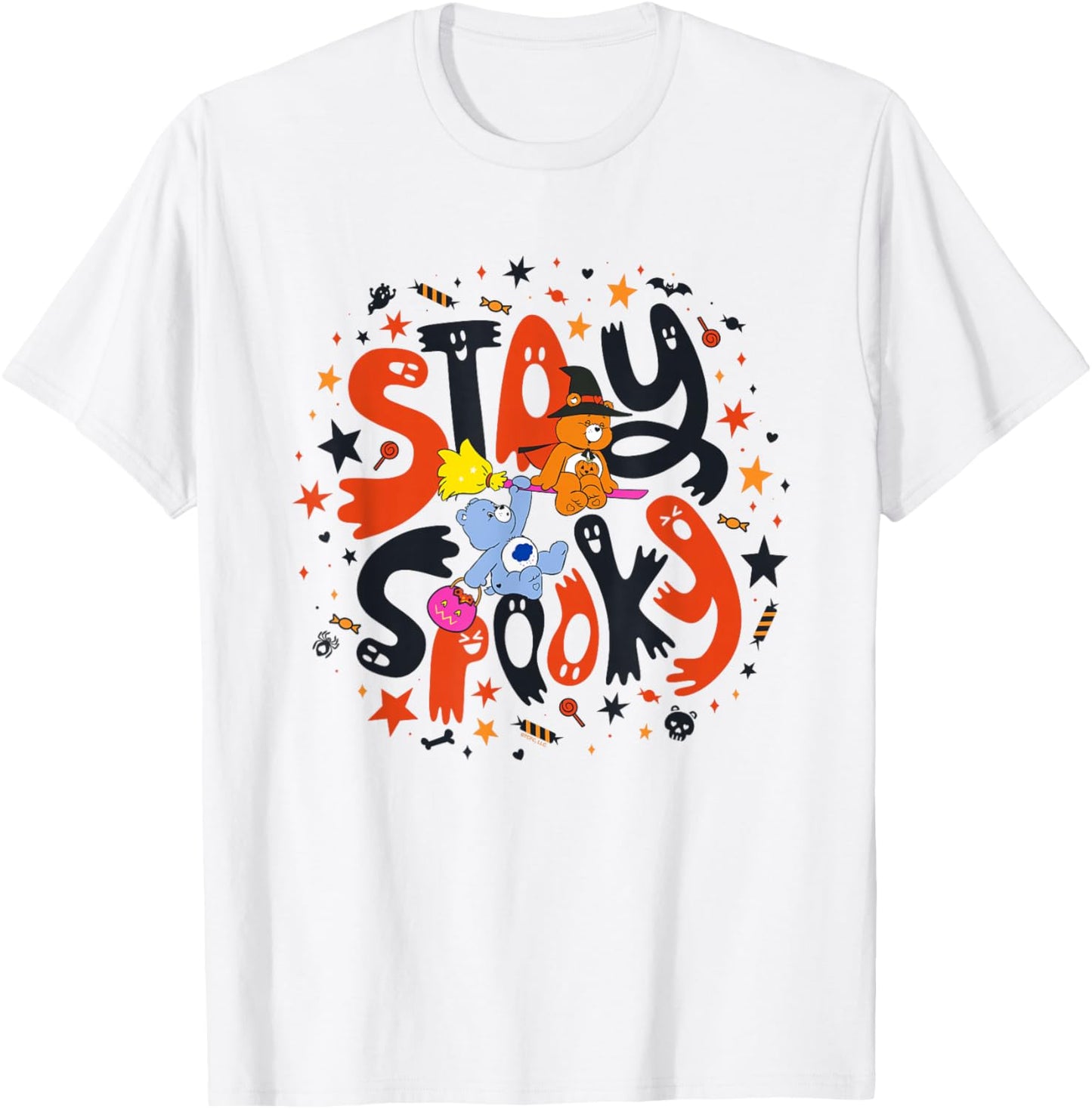 Care Bears Halloween Stay Spooky Grumpy And Trick or Sweet T-Shirt - T-Shirt | White