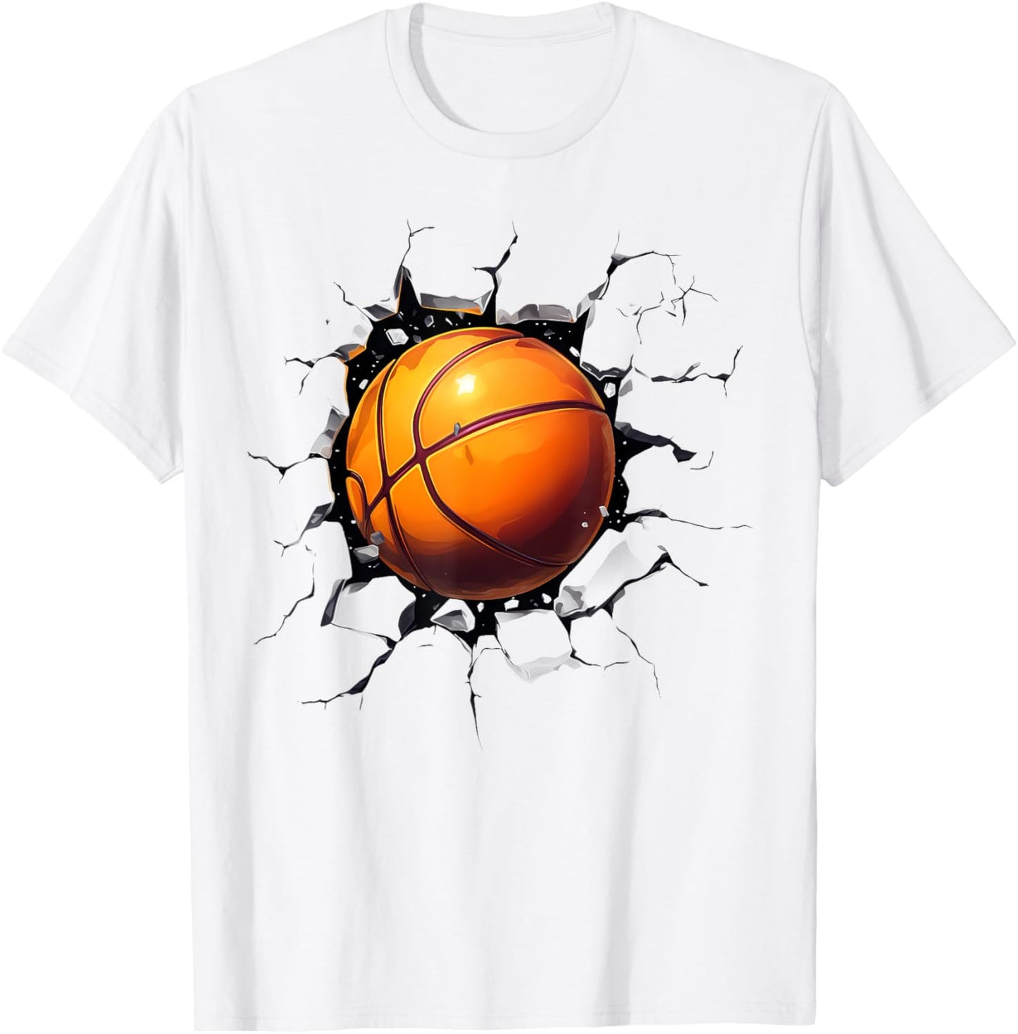Basketball Players Basketball Team Graphic Sports Basketball T-Shirt - T-Shirt | White