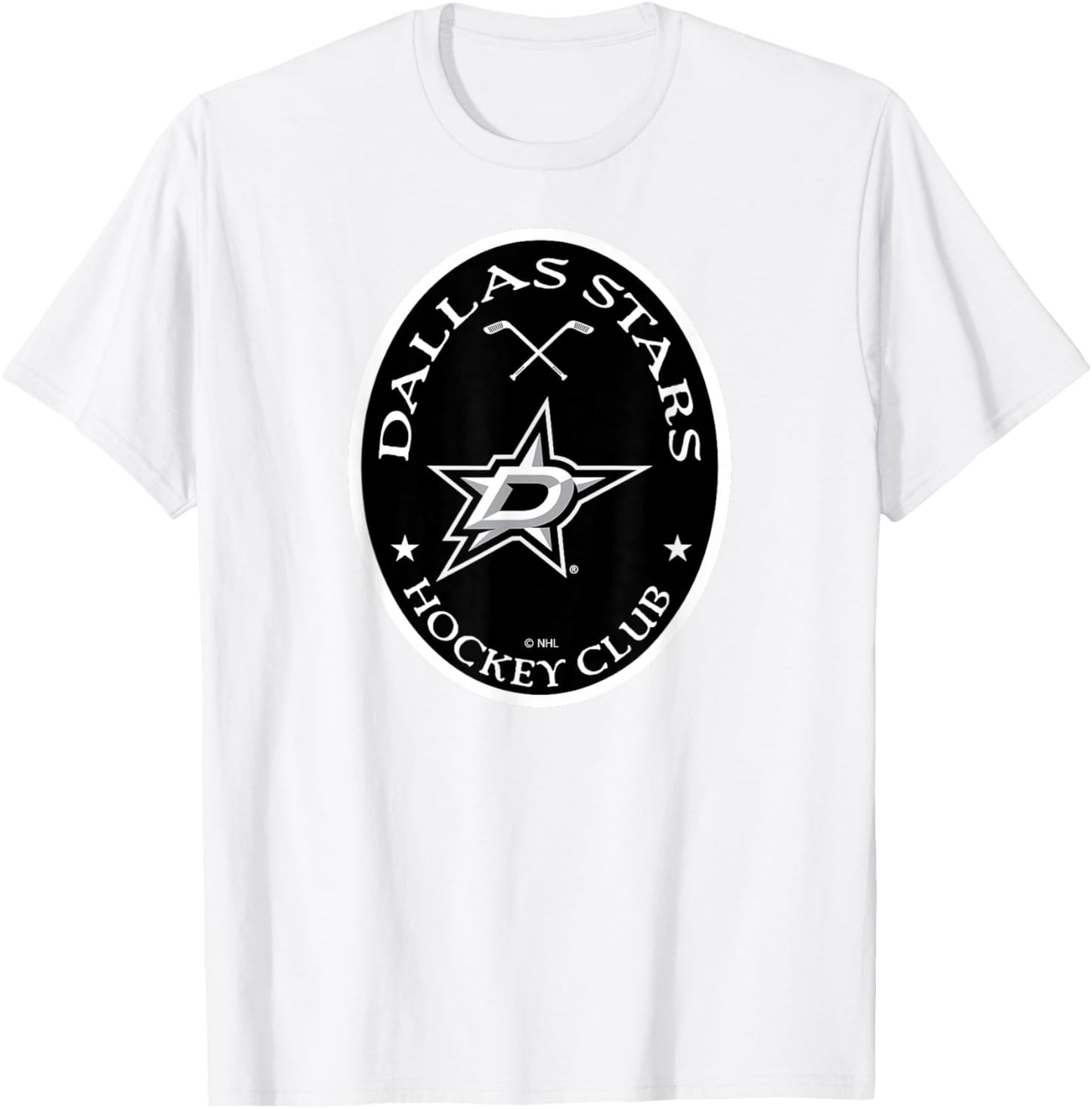 Dallas Stars Iconic Kelly Green Officially Licensed T-Shirt - T-Shirt | White