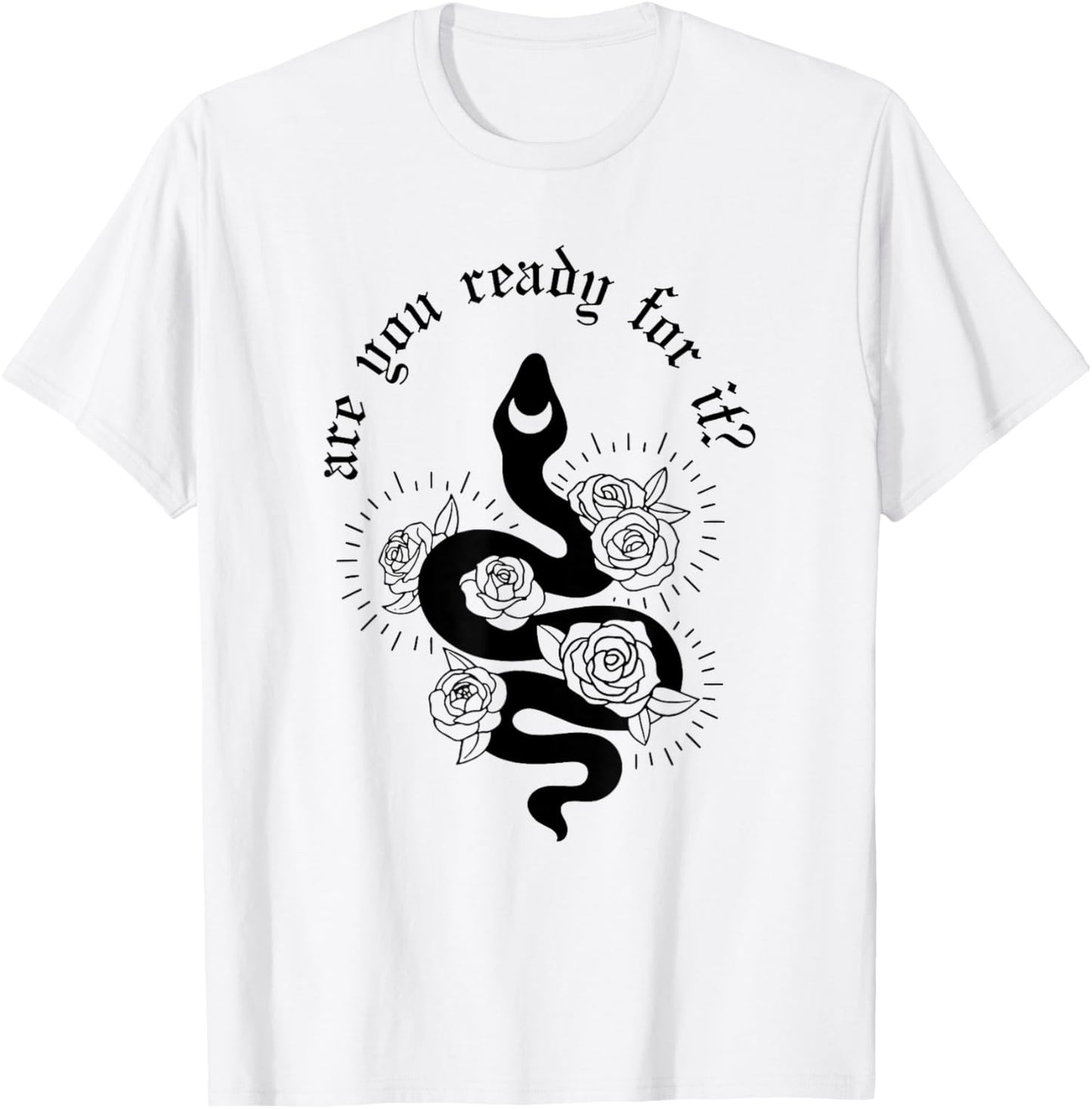Are you ready for it Rep expression Snake T-Shirt - T-Shirt | White