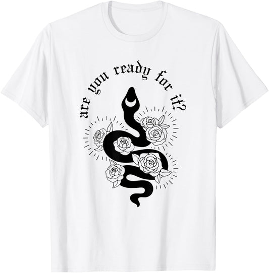Are you ready for it Rep expression Snake T-Shirt - T-Shirt | White