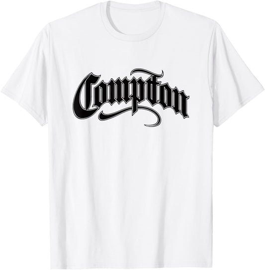 Compton West Coast Gangsta Rap White Style 04 T-Shirt - T-Shirt | White