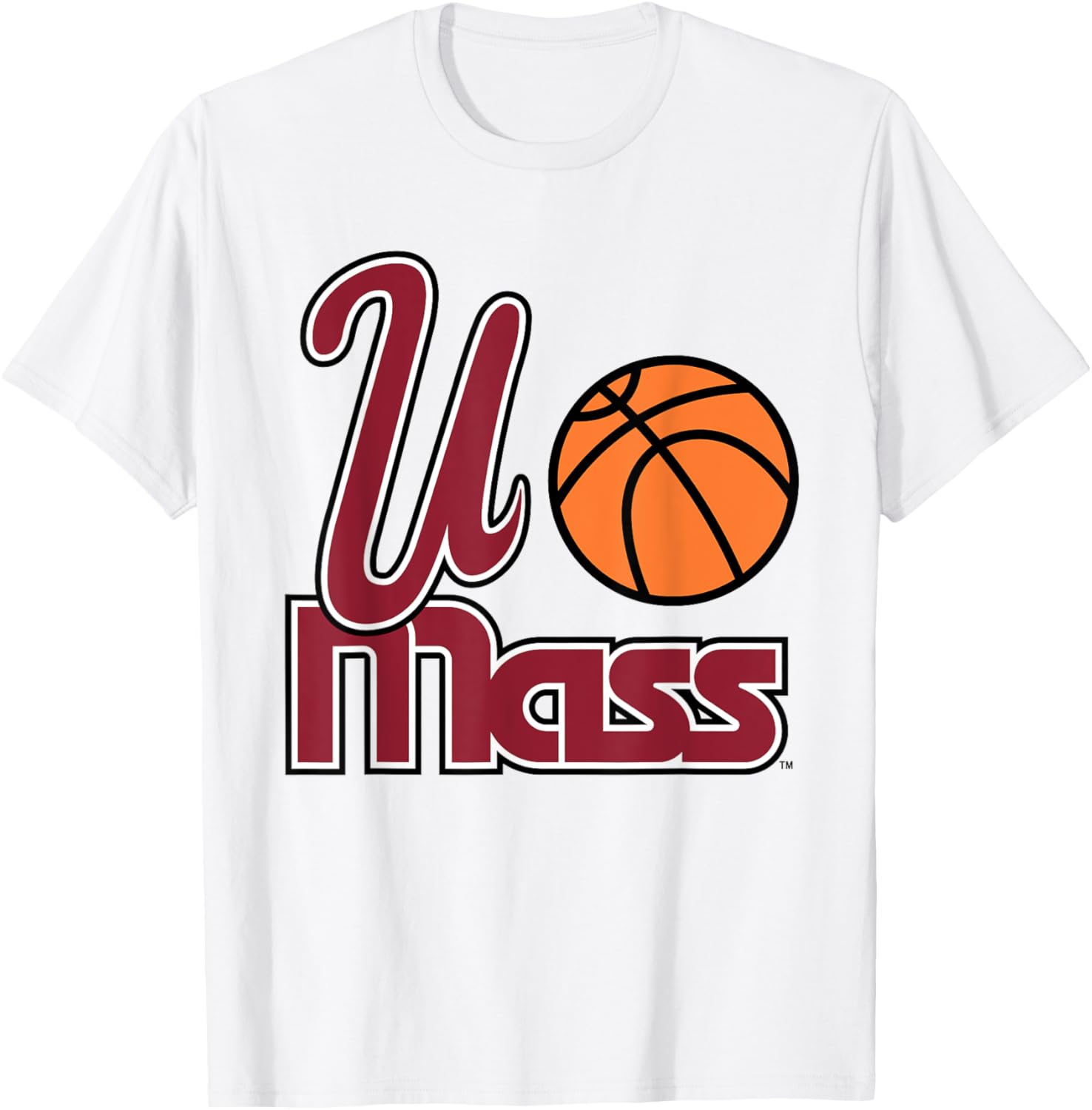 UMass Minutemen | Official Licensed NCAA Merch | UMASVIN1005 T-Shirt - T-Shirt | White