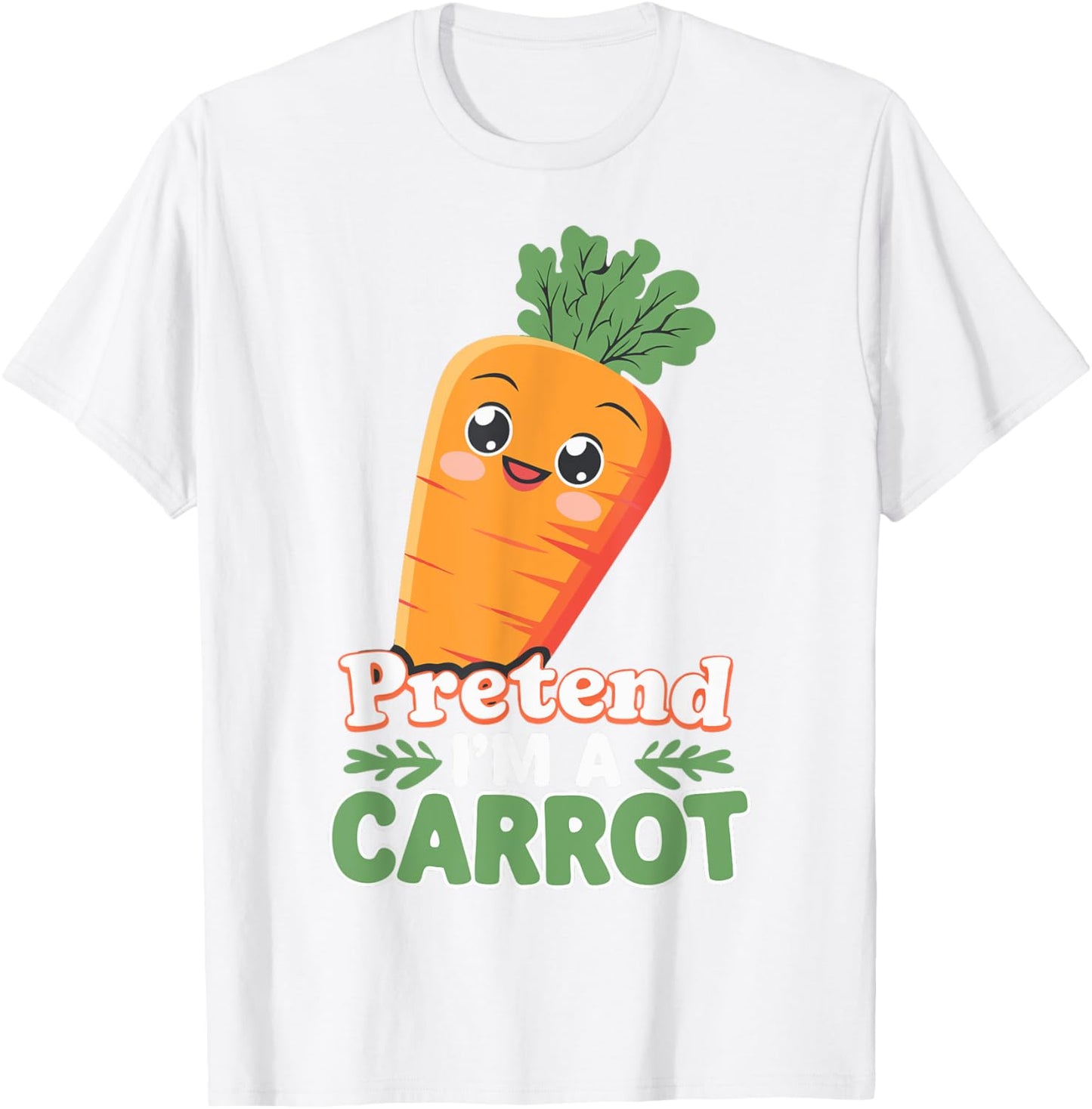 Pretend I'm A Carrot T-Shirt - T-Shirt | White