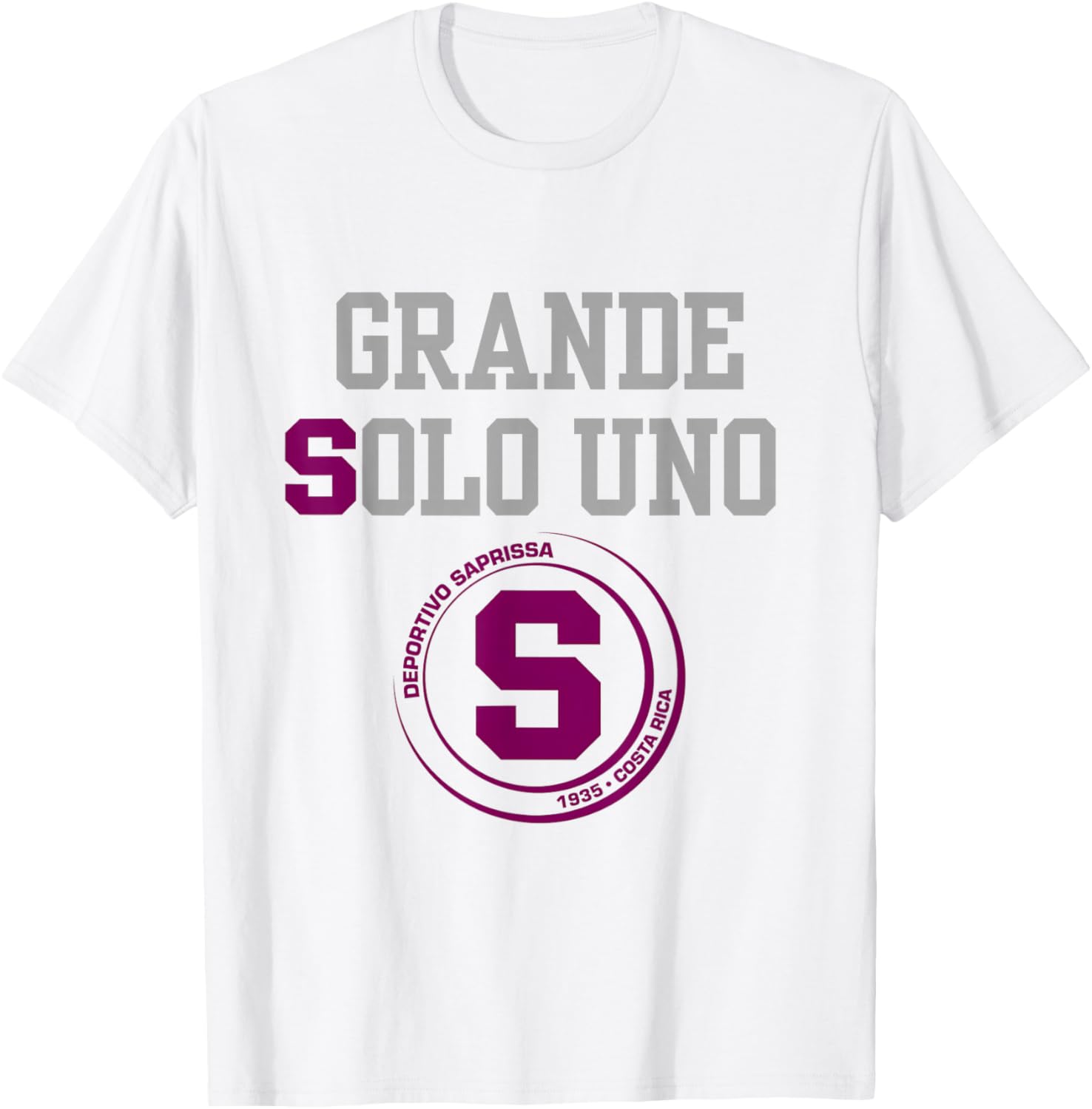 Grande SOLO uno Saprissa apparel T-Shirt - T-Shirt | White