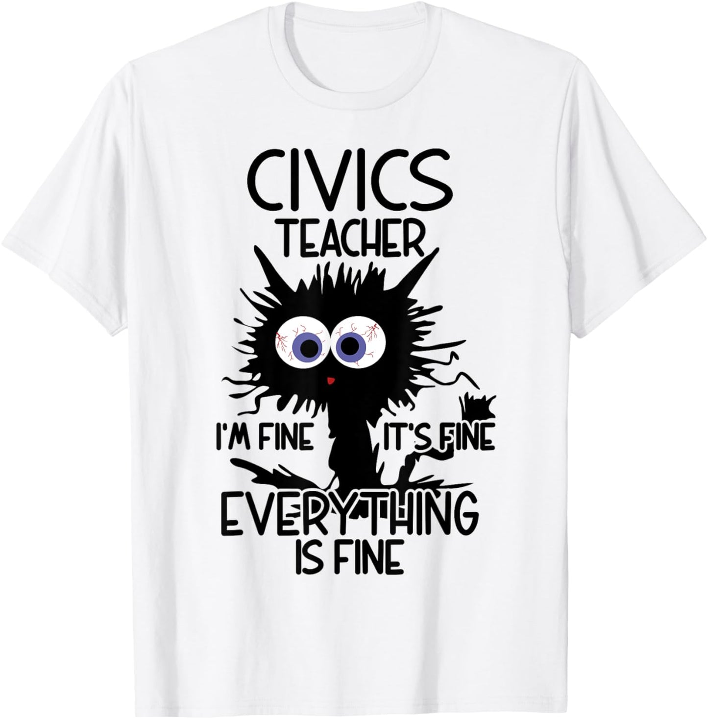 Civics Teacher Appreciation Merch T-Shirt - T-Shirt | White