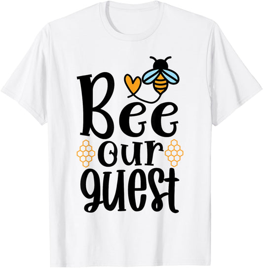 Bee Our Guest T-Shirt - T-Shirt | White