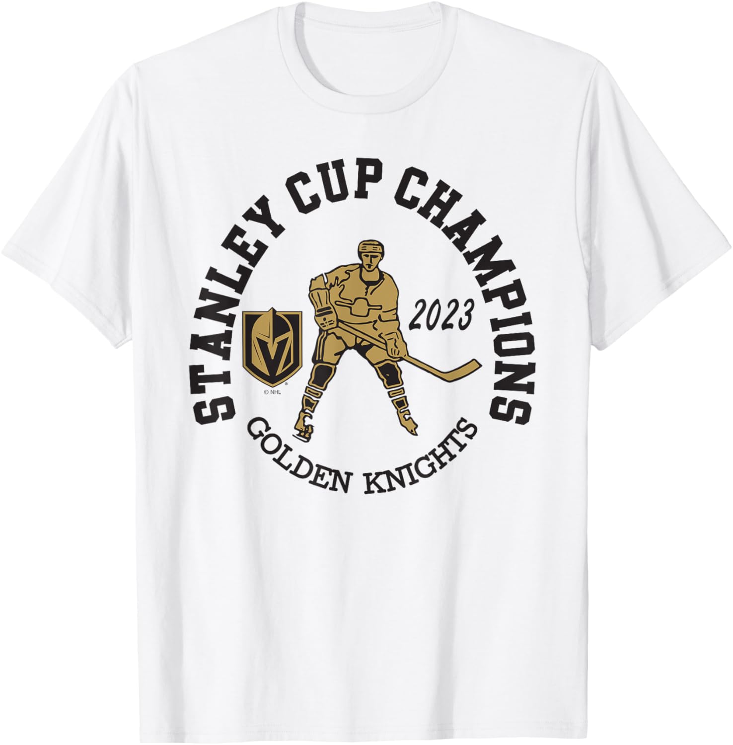 Vegas Golden Knights Stanley Cup Champions 2023 T-Shirt - T-Shirt | White