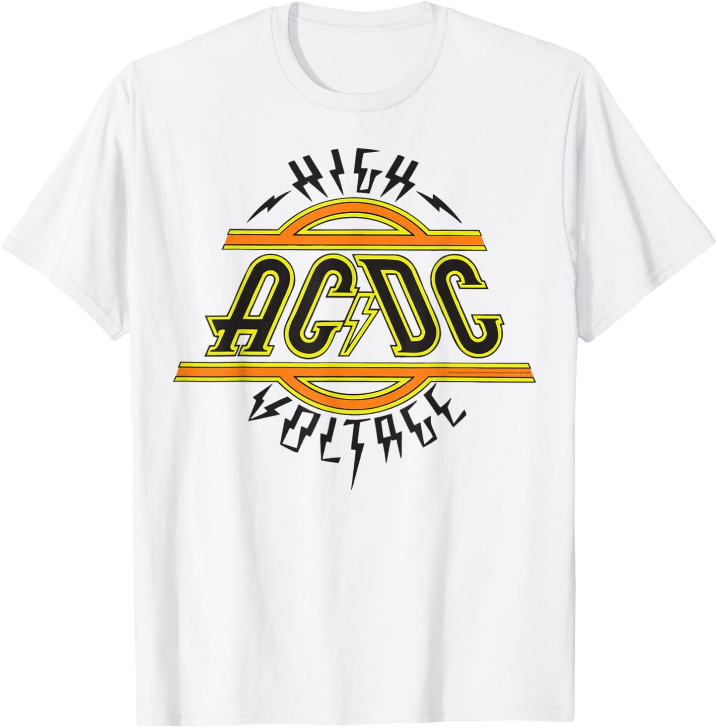 AC/DC - High Voltage T-Shirt - T-Shirt | White