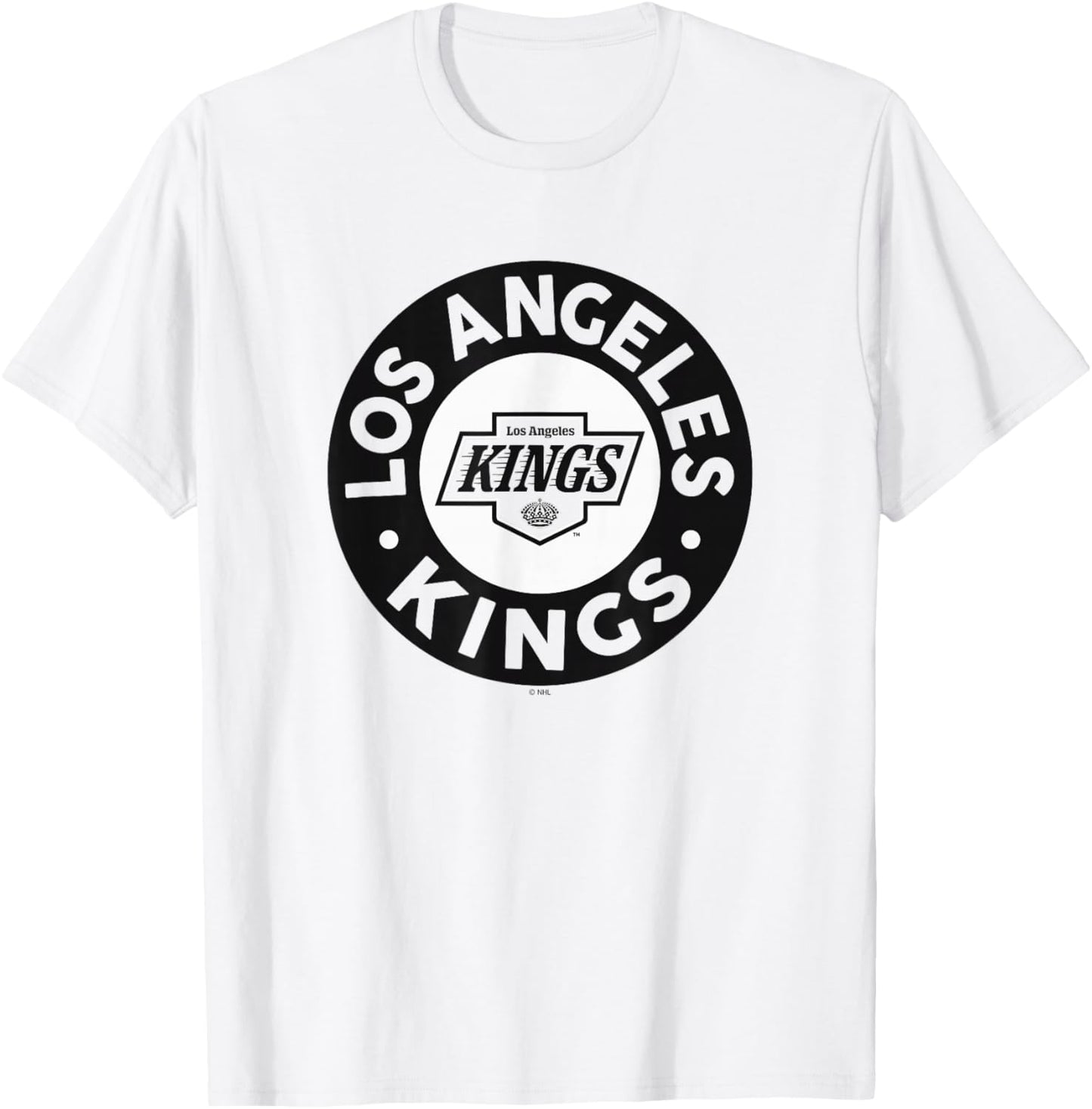 Los Angeles Kings Symbol Gray Officially Licensed T-Shirt - T-Shirt | White