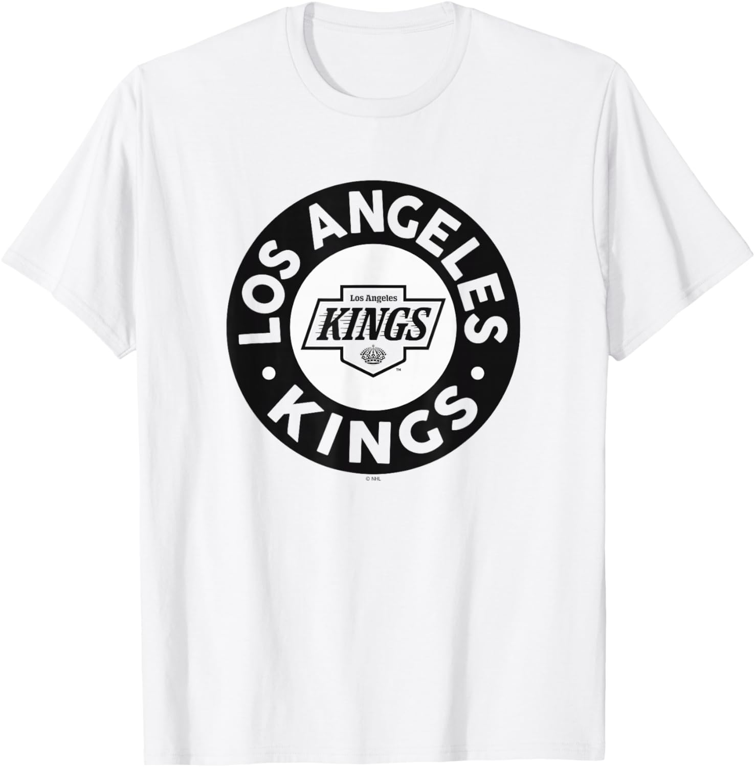 Los Angeles Kings Symbol Gray Officially Licensed T-Shirt - T-Shirt | White