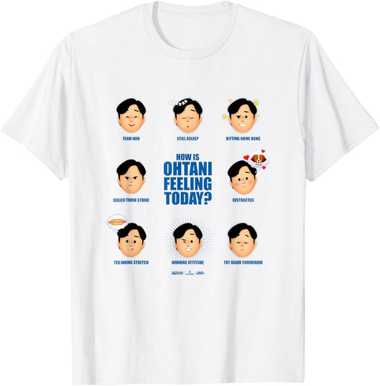 Shohei Ohtani Los Angeles Feeling Today? Club MLB Players T-Shirt - T-Shirt | White