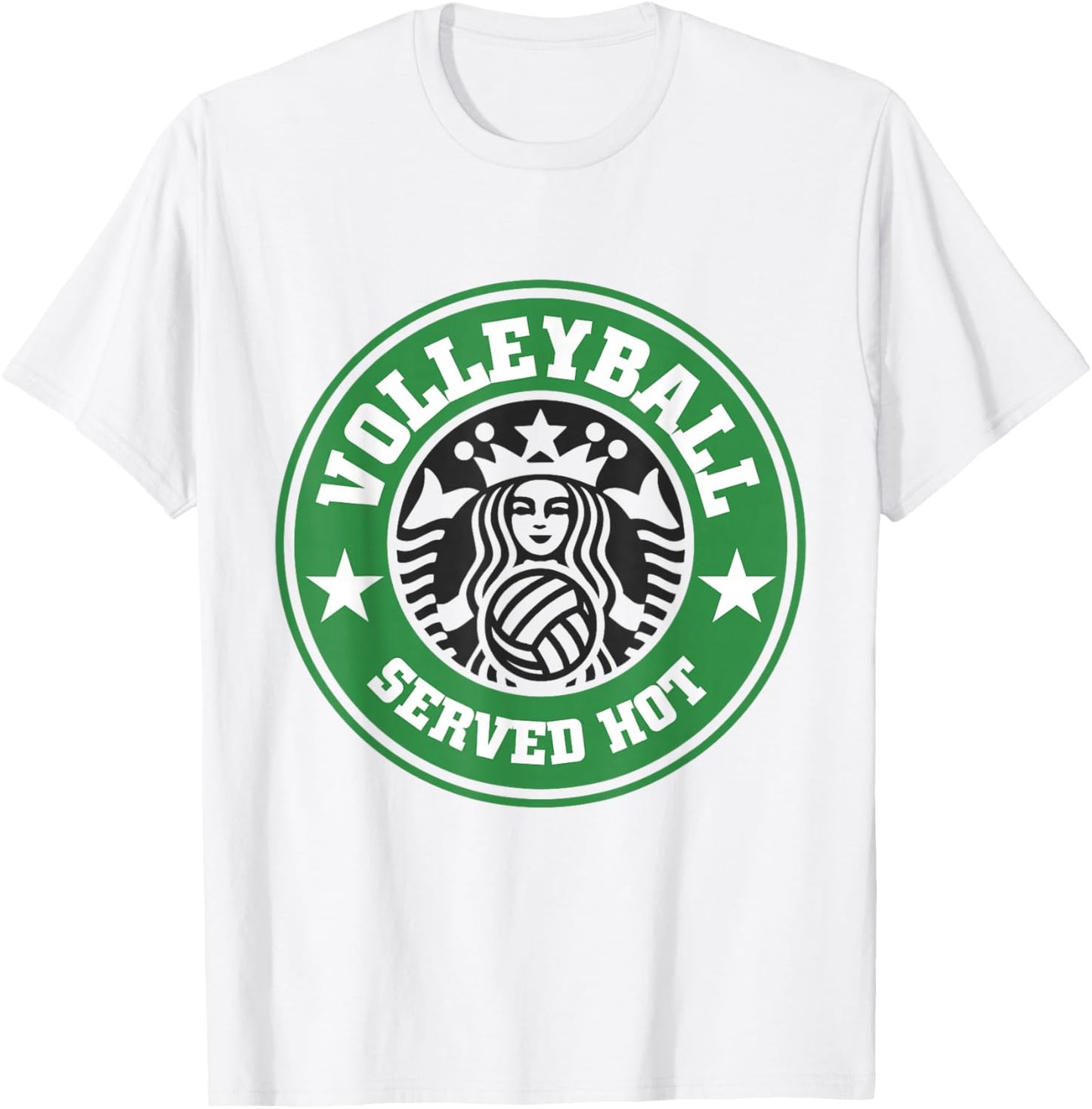 Volleyball Served Hot Sports Athletic T-Shirt - T-Shirt | White