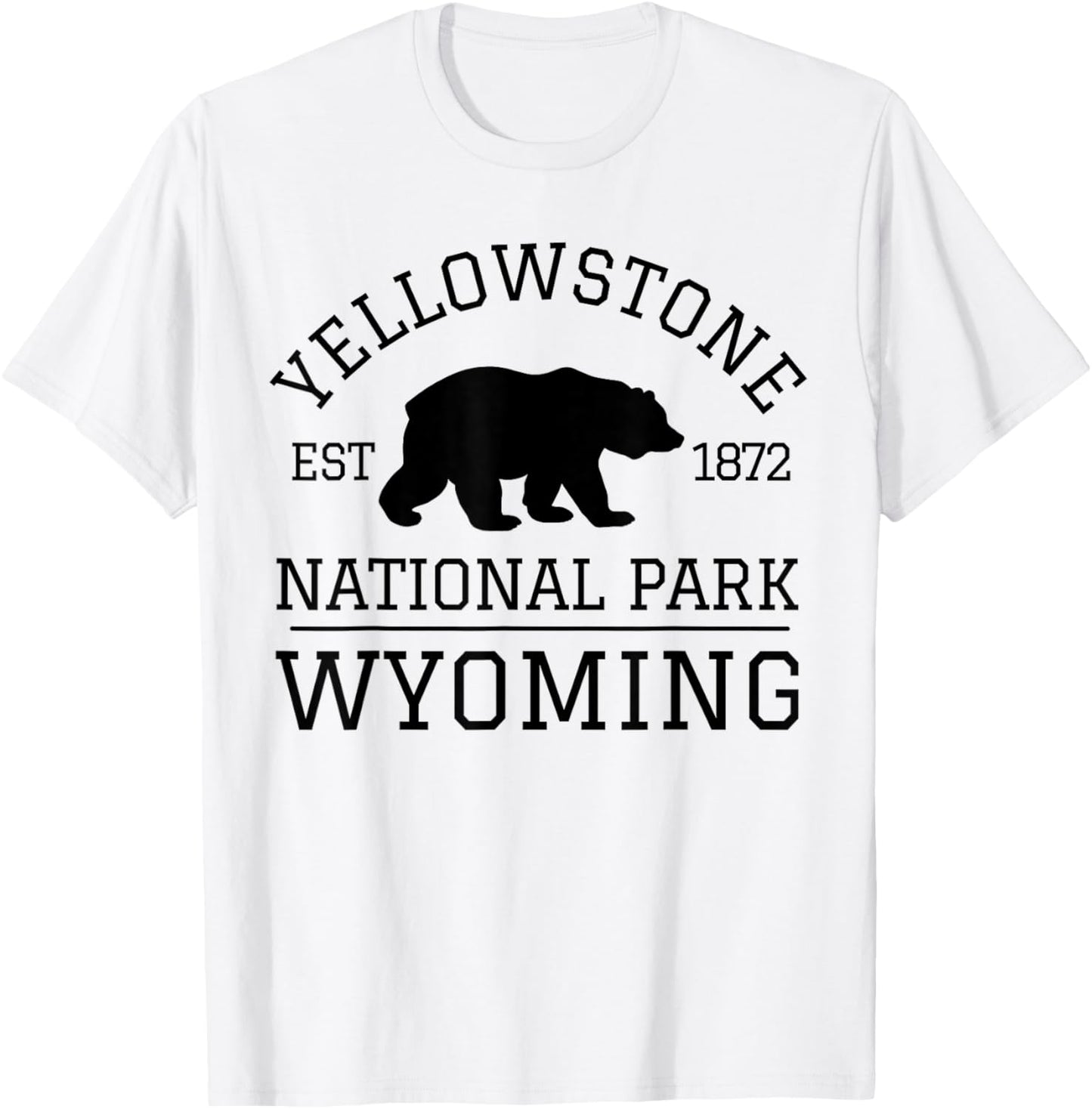 Yellowstone National Park T-Shirt - T-Shirt | White