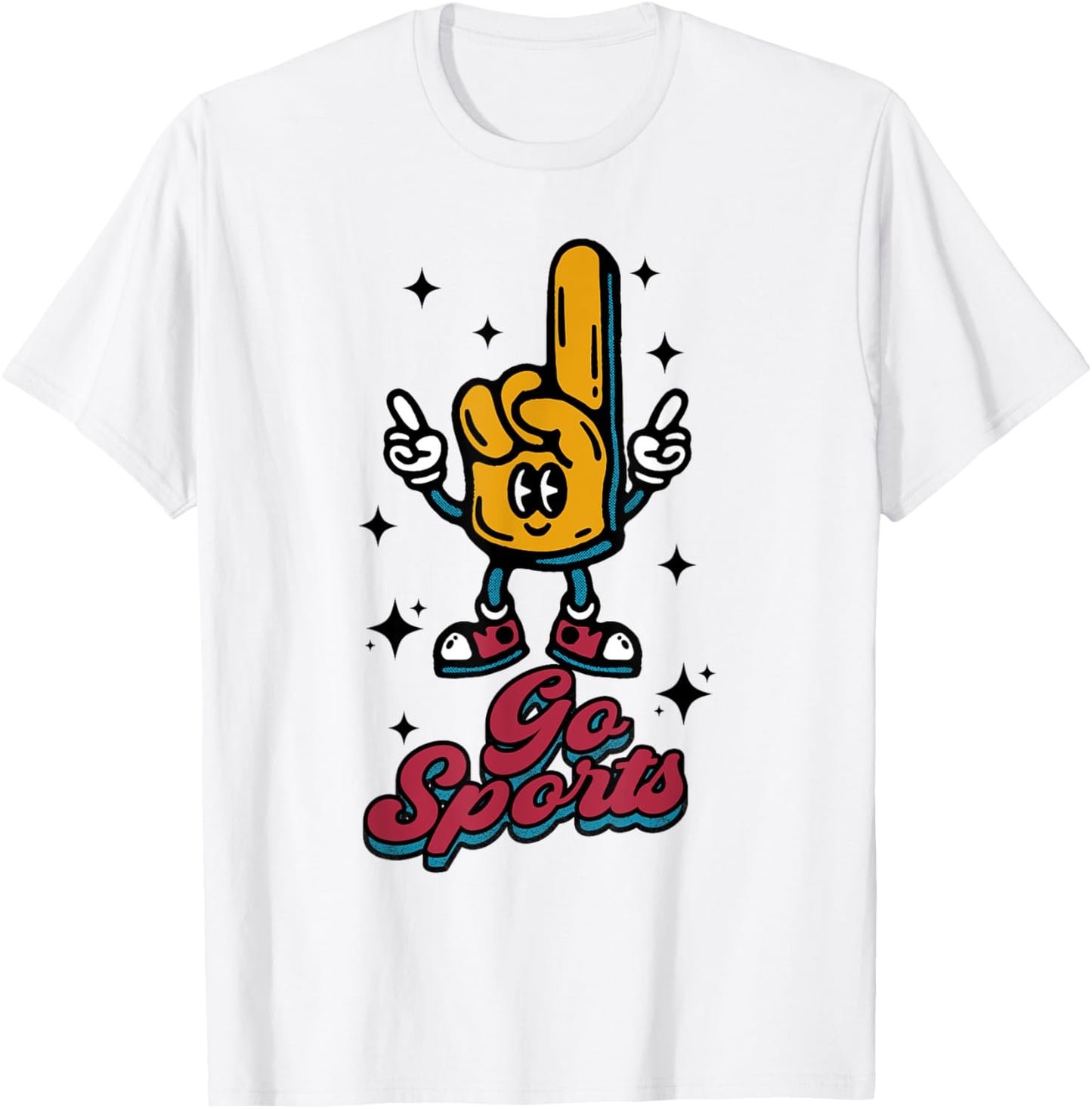 Yay Go Sports Team Funny I Just Hope Both Teams Have Fun T-Shirt - T-Shirt | White