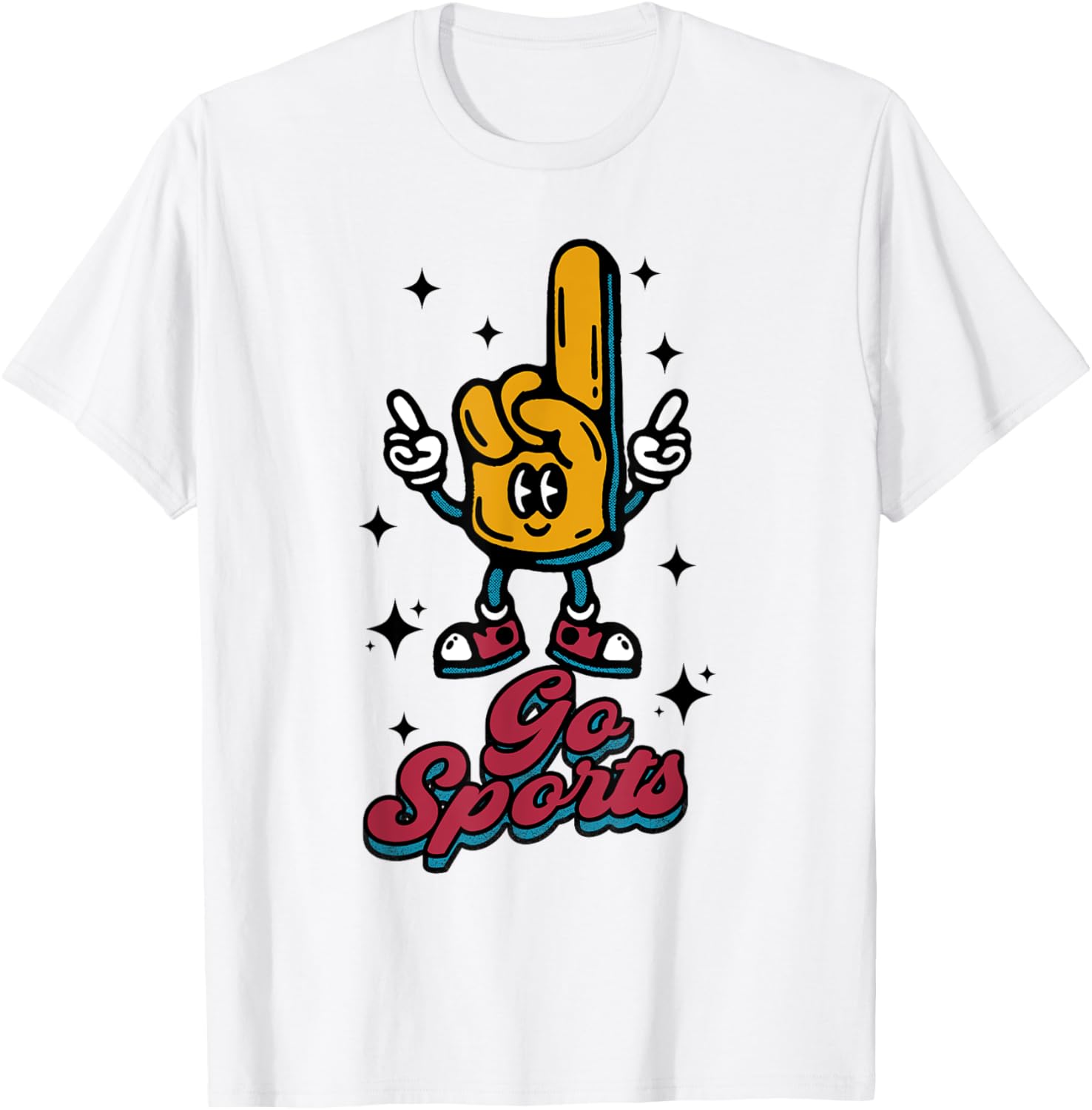 Yay Go Sports Team Funny I Just Hope Both Teams Have Fun T-Shirt - T-Shirt | White