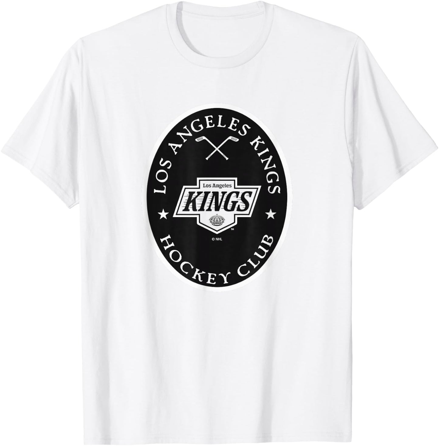 Los Angeles Kings Iconic Gray Officially Licensed T-Shirt - T-Shirt | White