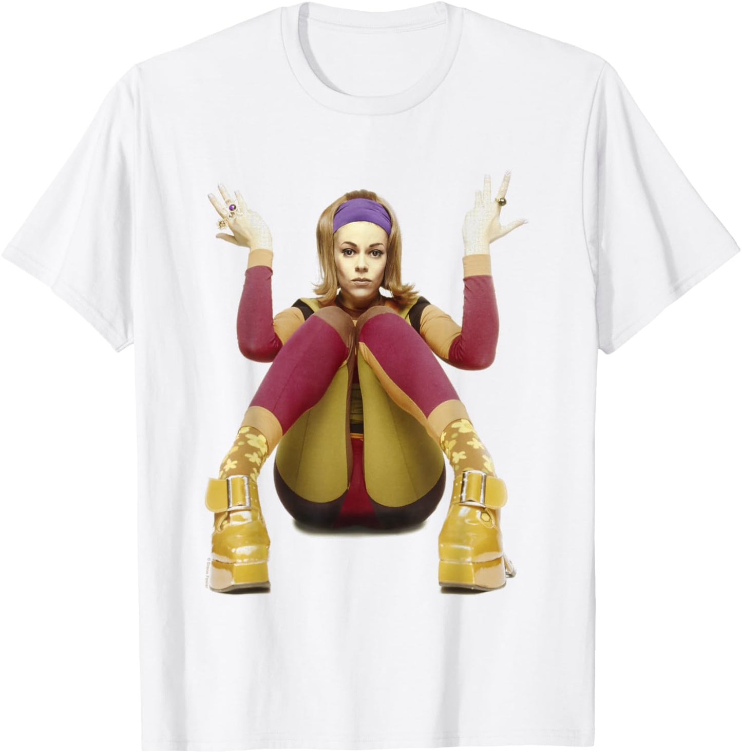 Lady Miss Kier Singer of Deee-Lite By Simon Fowler T-Shirt - T-Shirt | White
