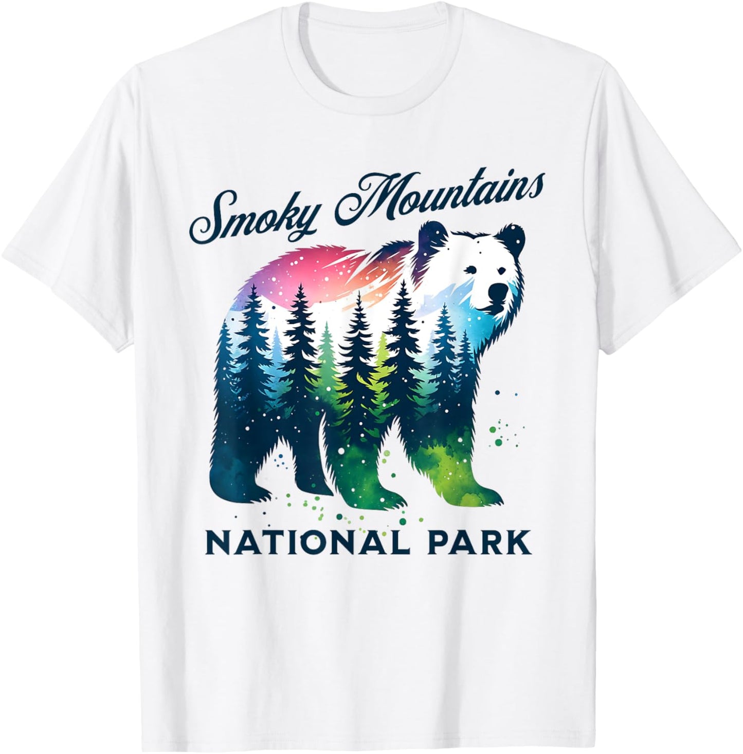 Smoky Mountains National Park T-Shirt - T-Shirt | White