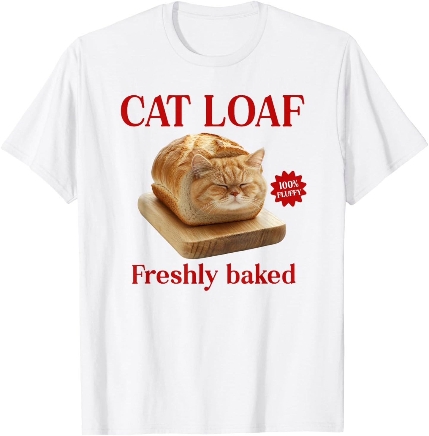 Cat Loaf Men Women Girls Kids T-Shirt - T-Shirt | White