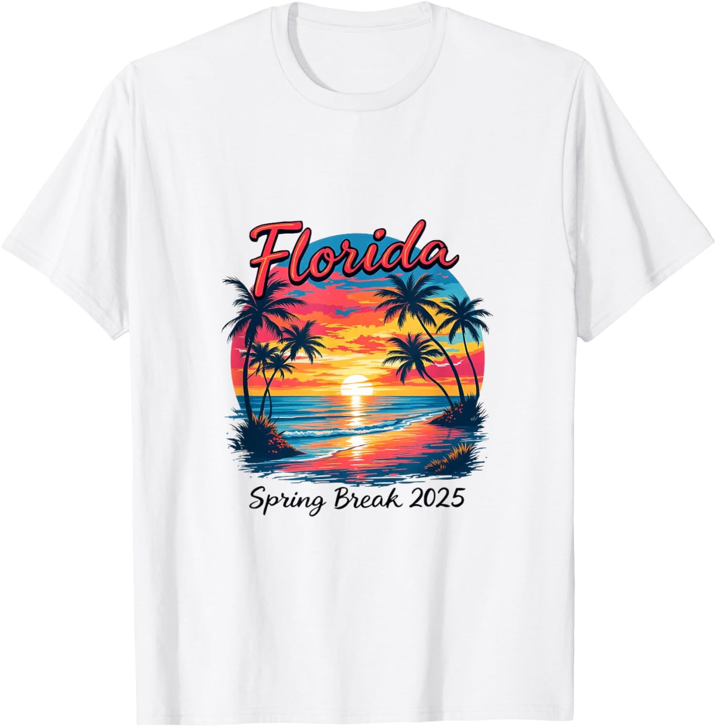 Florida Spring Break 2025 T-Shirt - T-Shirt | White