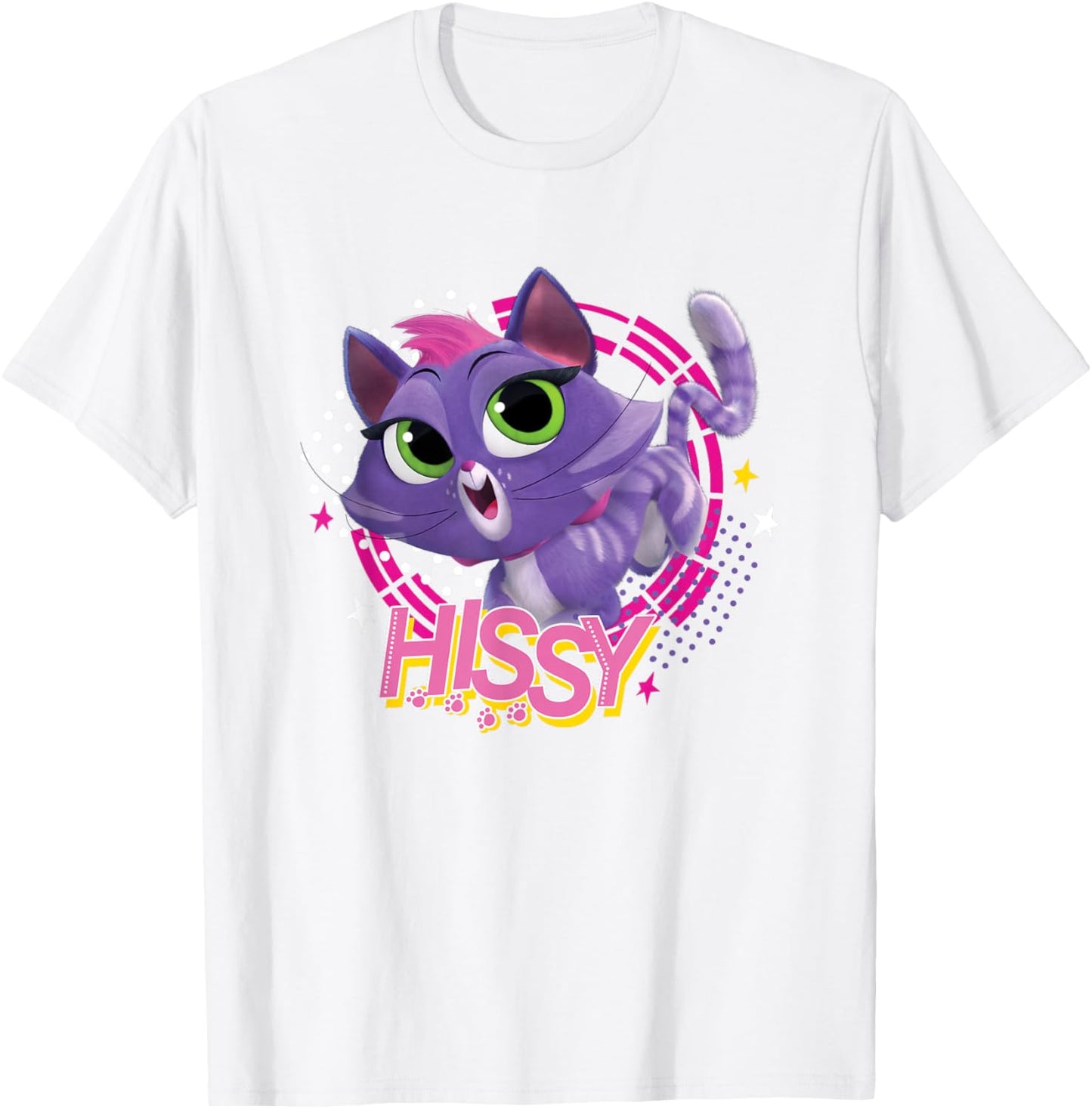 Disney Puppy Dog Pals Cute Sassy Hissy Big Chest Portrait T-Shirt - T-Shirt | White
