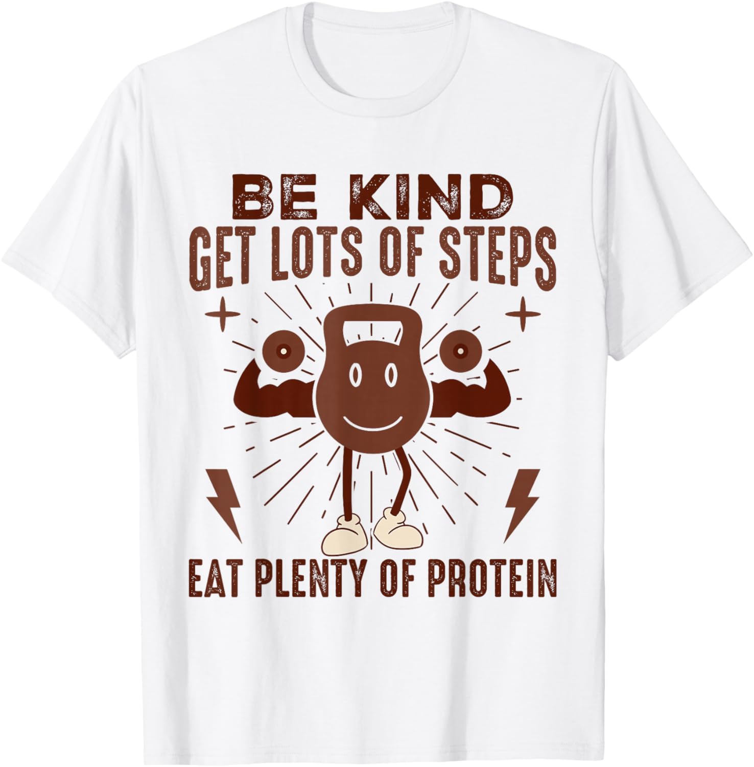 Funny Gym Workout Fitness Bodybuilding Sports Weightlifters T-Shirt - T-Shirt | White