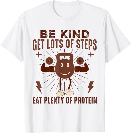 Funny Gym Workout Fitness Bodybuilding Sports Weightlifters T-Shirt - T-Shirt | White
