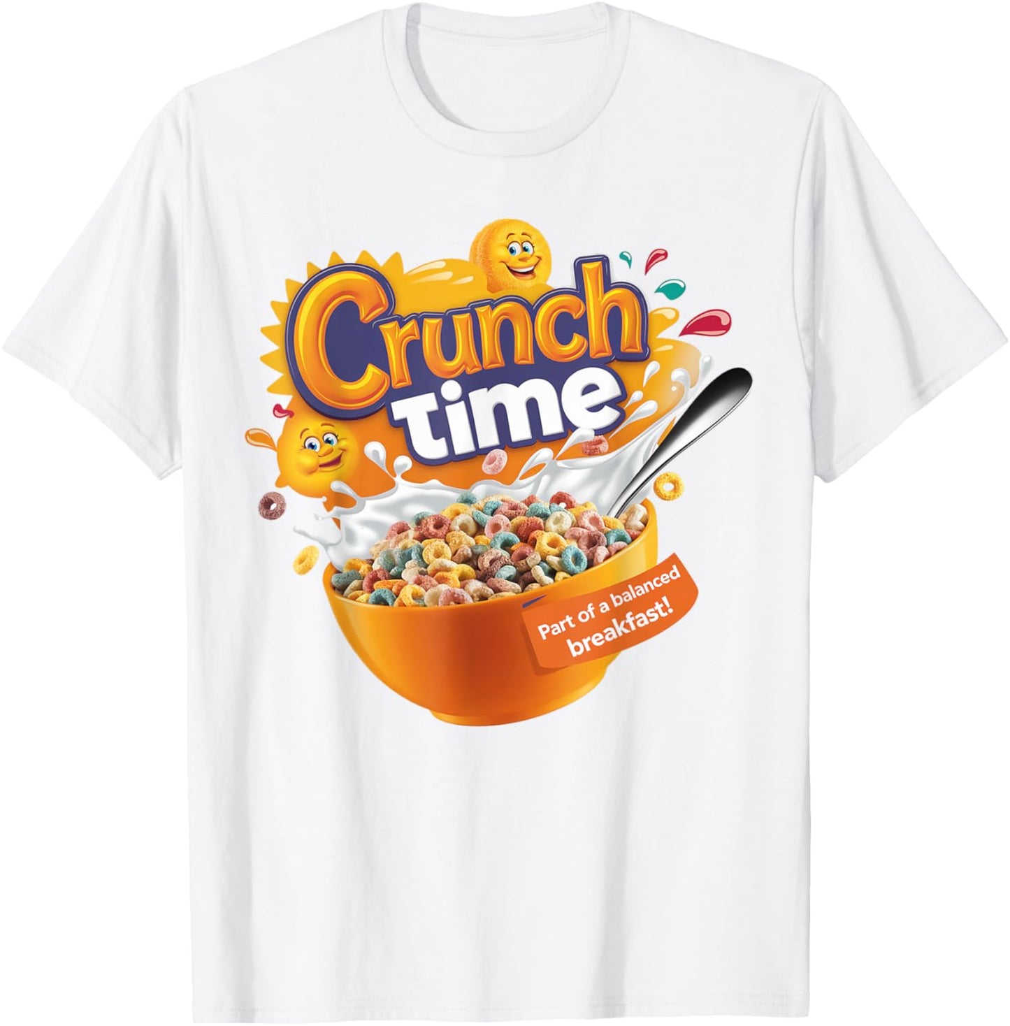 Breakfast cereal halloween costume, matching halloween T-Shirt - T-Shirt | White