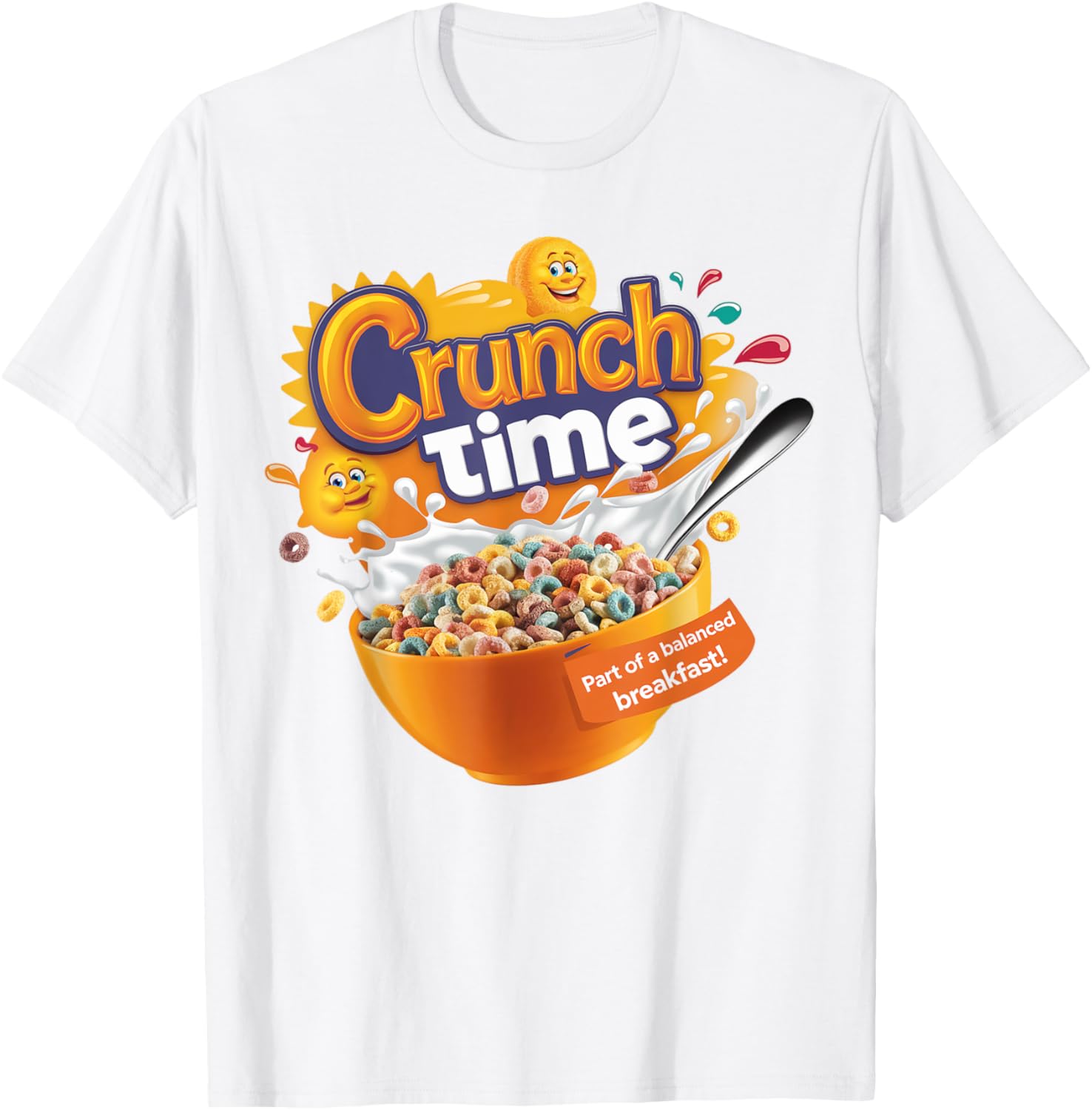 Breakfast cereal halloween costume, matching halloween T-Shirt - T-Shirt | White