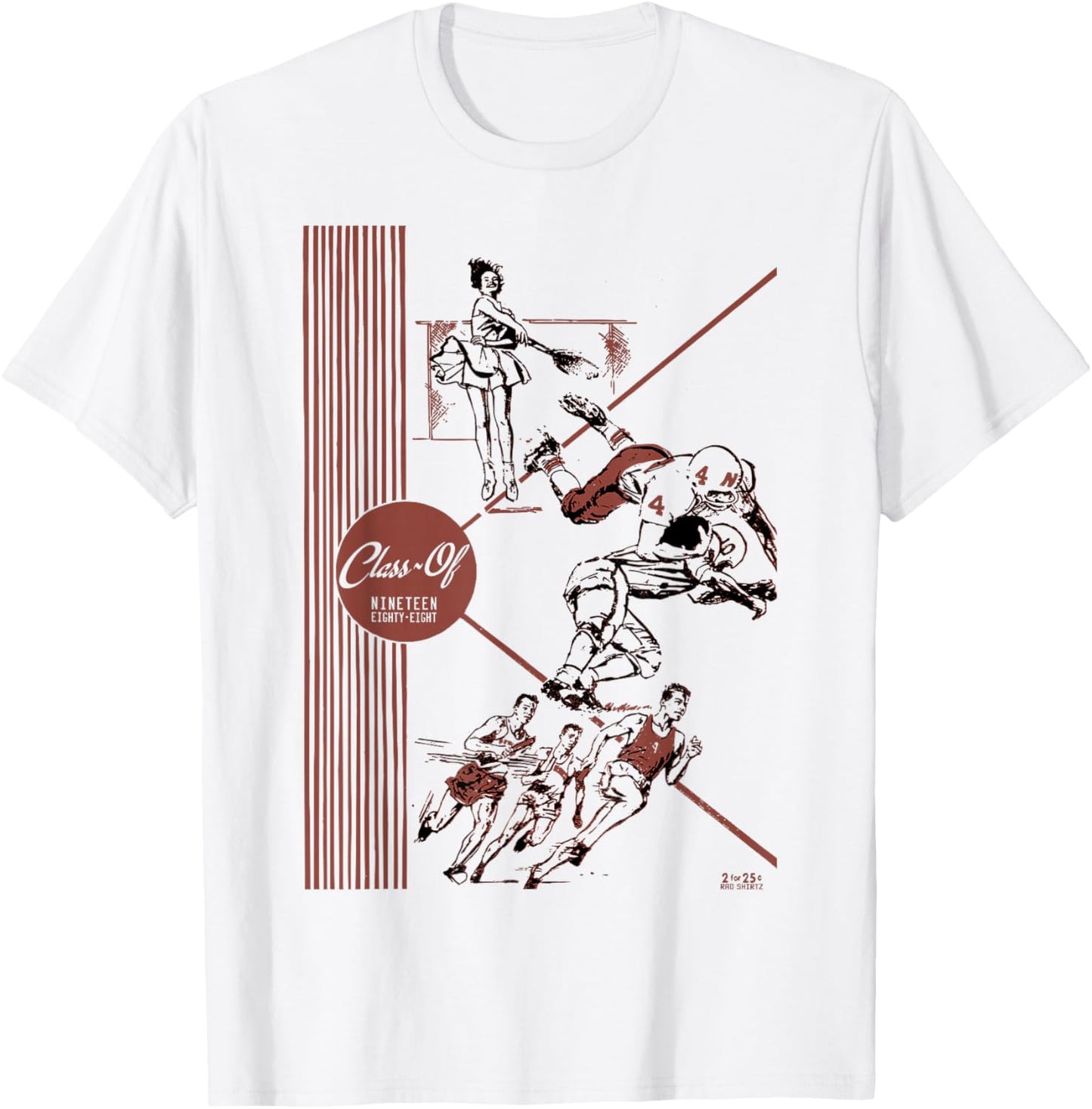 Gen X Best Class of 1988 Old School Retro Vintage Nostalgia T-Shirt - T-Shirt | White