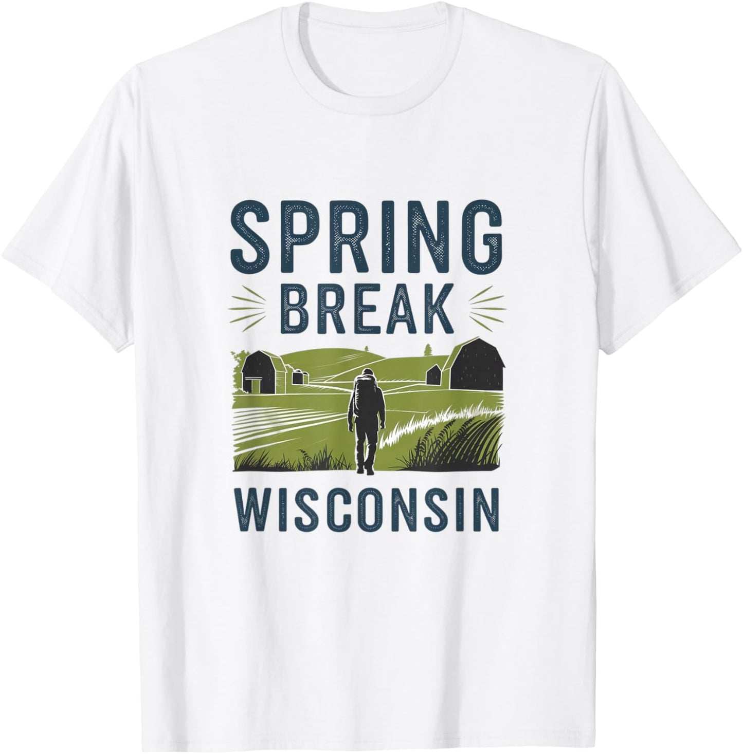 Spring Break 2025 Wisconsin T-Shirt - T-Shirt | White