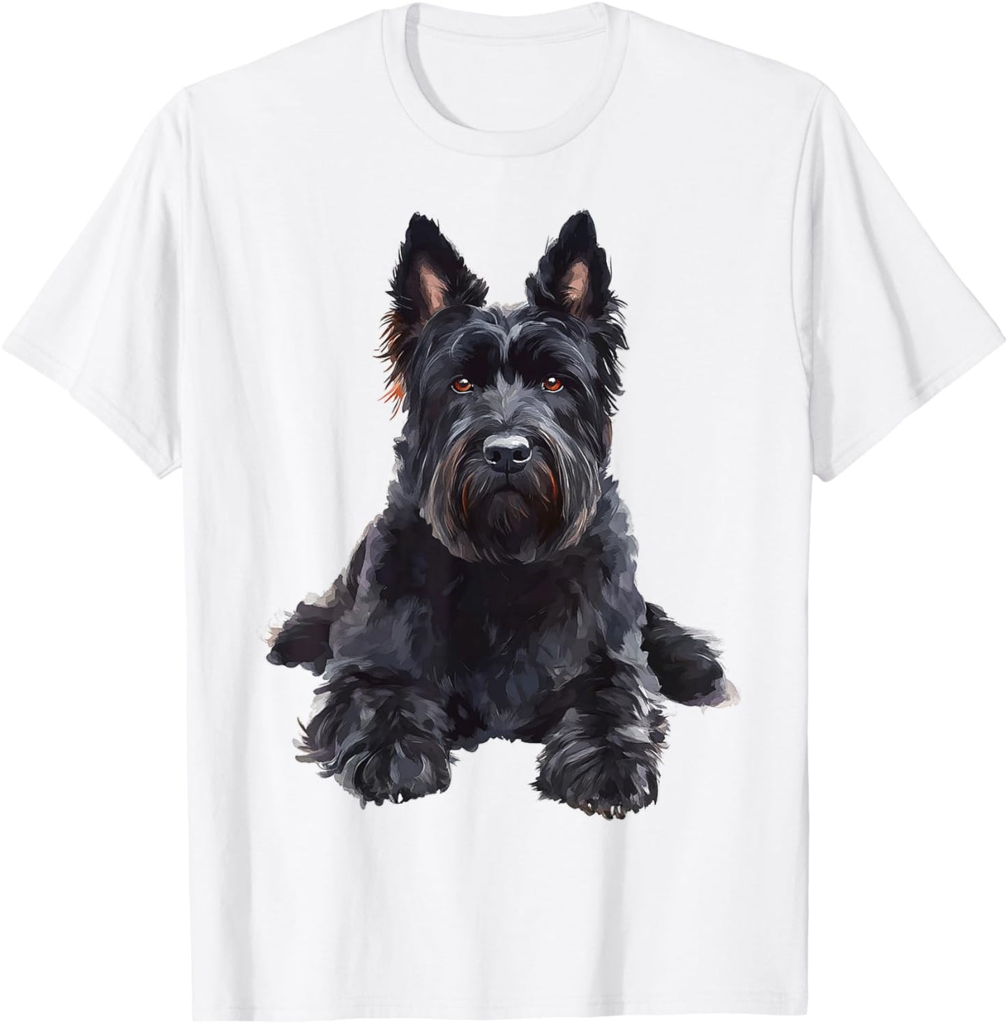 Bouvier Des Flandres Dog Pet Artwork Bouvier Des Flandres T-Shirt - T-Shirt | White