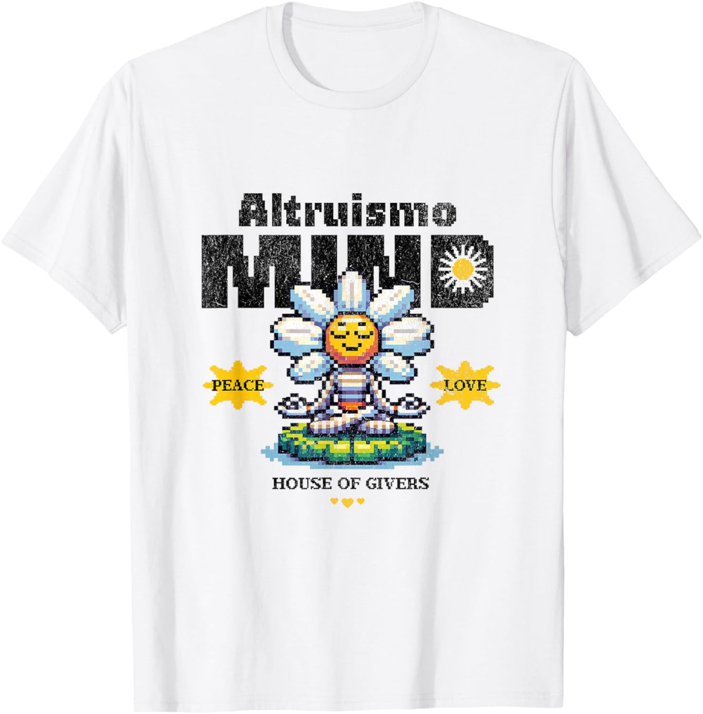 ALTRUISMO House of Givers, RCA Givers School Spirit Vintage T-Shirt - T-Shirt | White