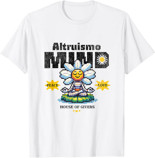 ALTRUISMO House of Givers, RCA Givers School Spirit Vintage T-Shirt - T-Shirt | White