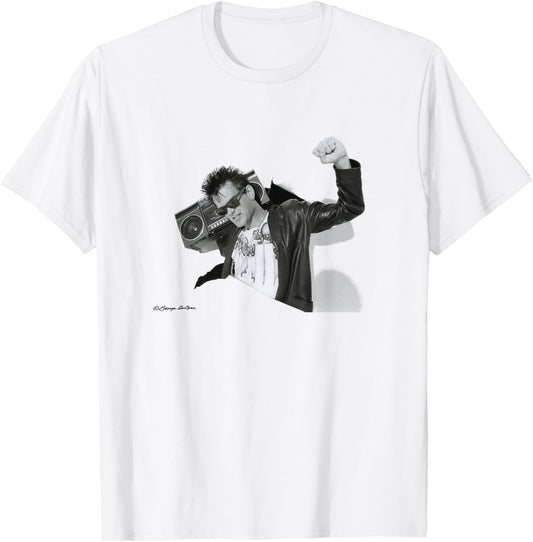 Dee Dee King Bassist Of The Ramones By George DuBose T-Shirt - T-Shirt | White